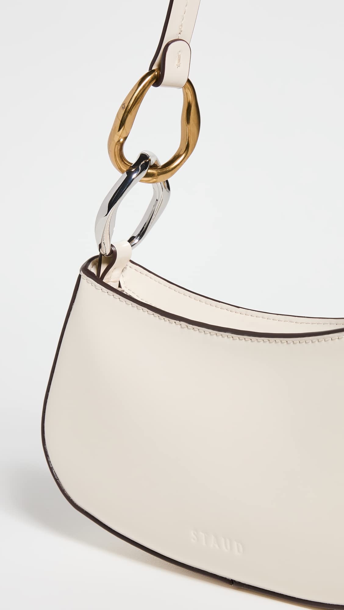 STAUD Women's Ollie Leather Shoulder Bag - Stylish Crossbody Purse for Everyday Use, Work & Travel | Fashionable Handbag for Women