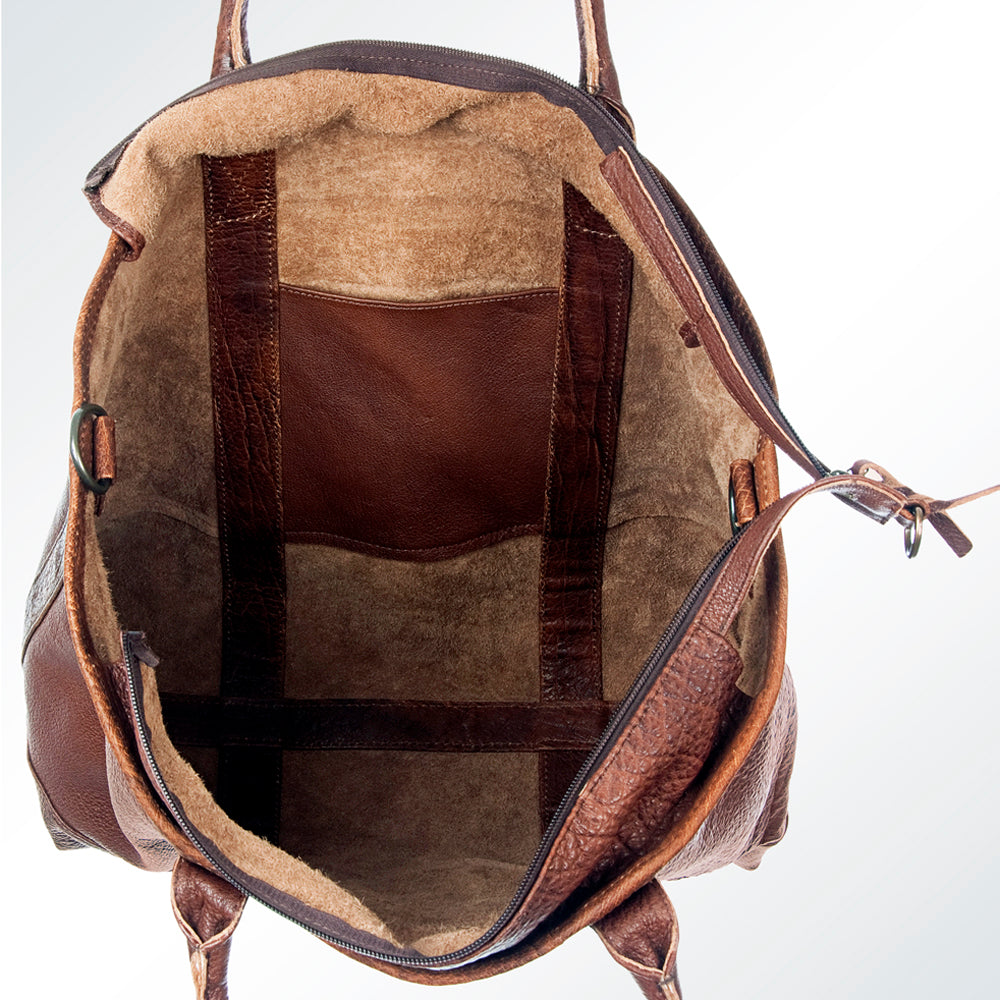 ADBG700 Genuine Leather Women's Western Handbag Purse - American Darling Cowgirl Crossbody Bag for Rodeo, Country Music Festivals & Everyday Use