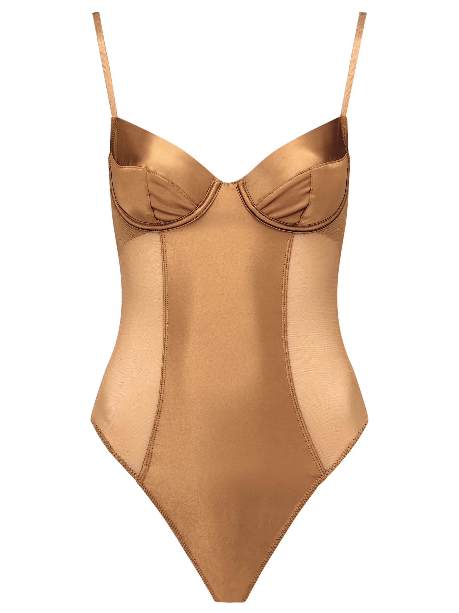 Ann Summers The Admitting Sexy Lingerie Set - Sheer Nude Bodysuit for Women | Perfect for Date Night, Boudoir Photography & Romantic Occasions