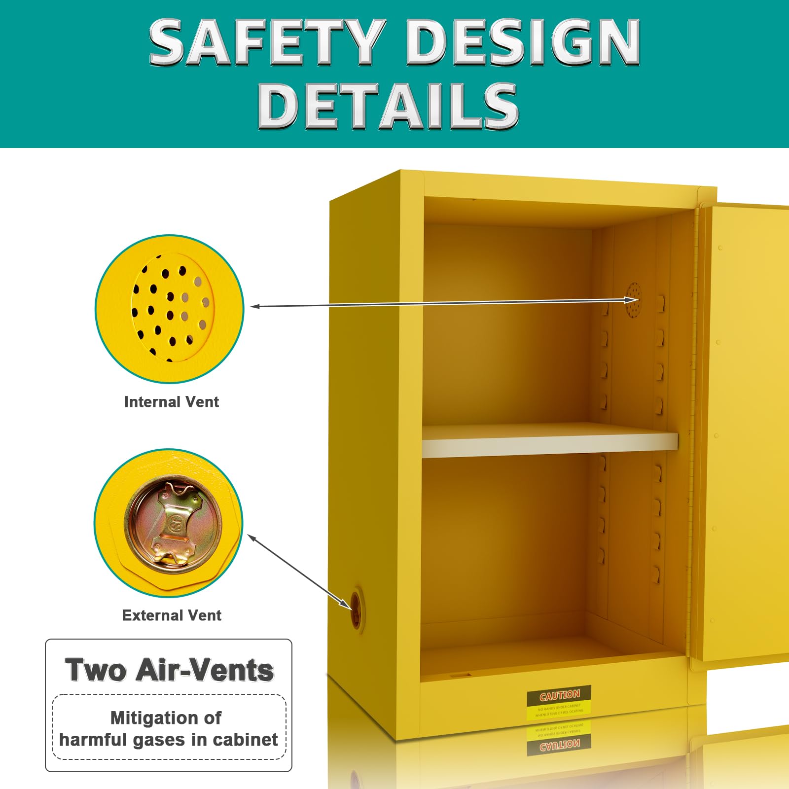 Vohala Flammable Storage Cabinet - 35.5