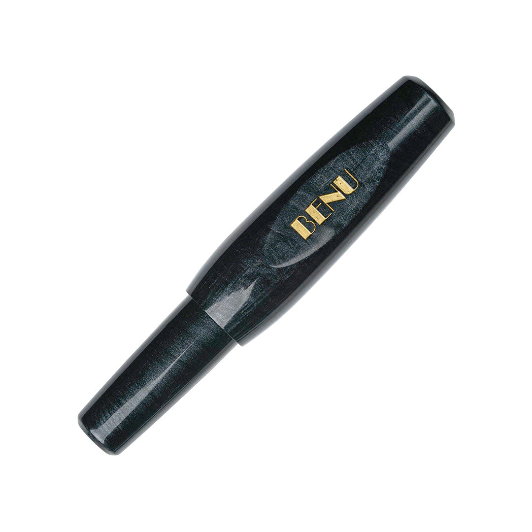 Benu Pixie Pocket Fountain Pen - Smoky Black Ink, Compact & Portable for Everyday Writing, Journaling, and Note-Taking