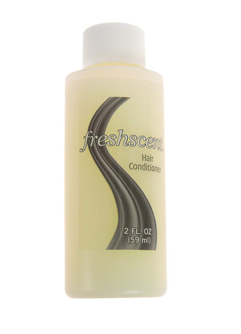 Freshscent 96 Bottles Wholesale 2 oz Hair Conditioner - Bulk Case Toiletries for Salons, Spas & Hotels - Moisturizing & Detangling for All Hair Types