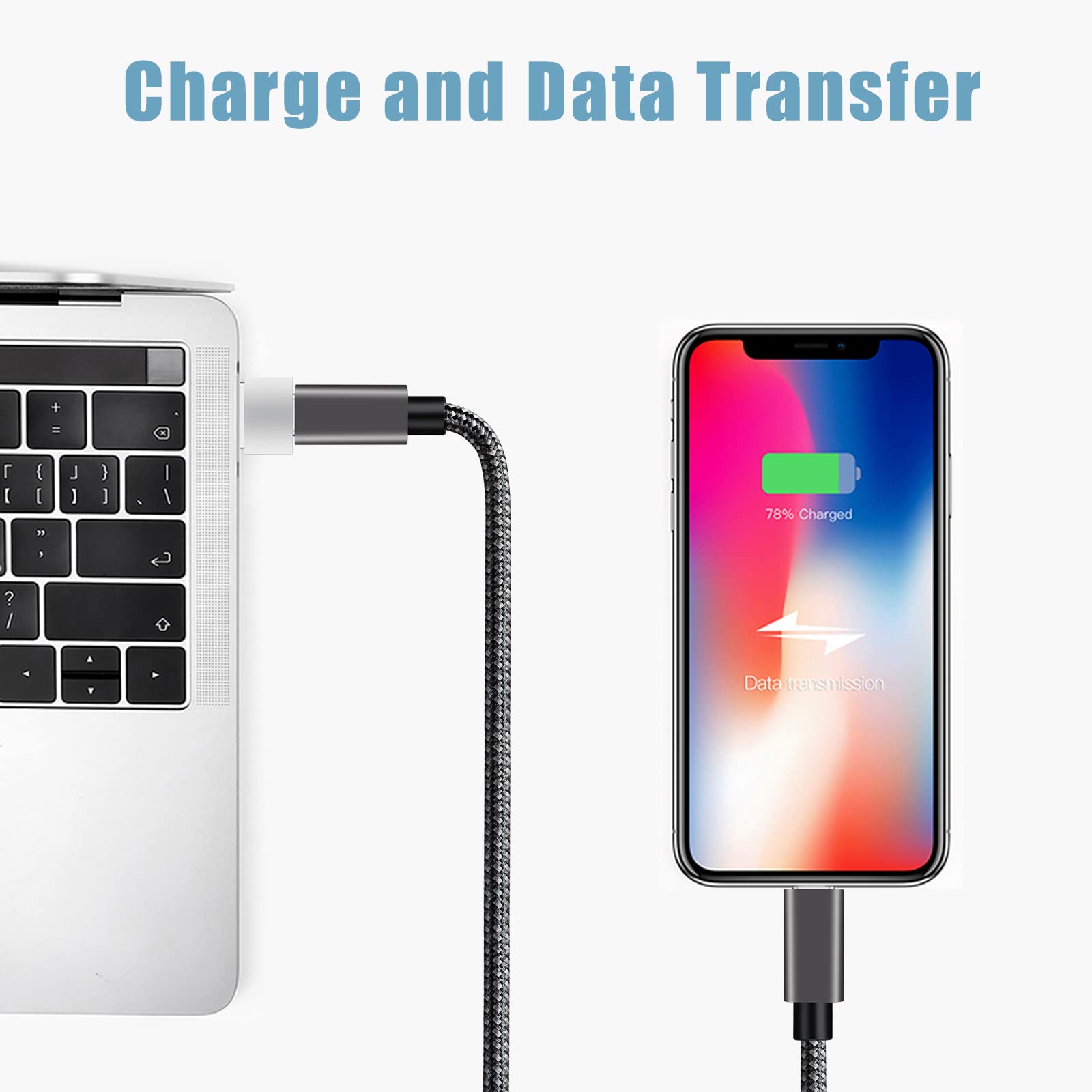 Eono USB C to USB Adapter 3 Pack - USB C Female to USB A Male Converter - Compatible with MacBook Pro, iPhone, Galaxy, Laptops & Power Banks - Silver | Fast Data Transfer & Charging for Home, Office & Travel