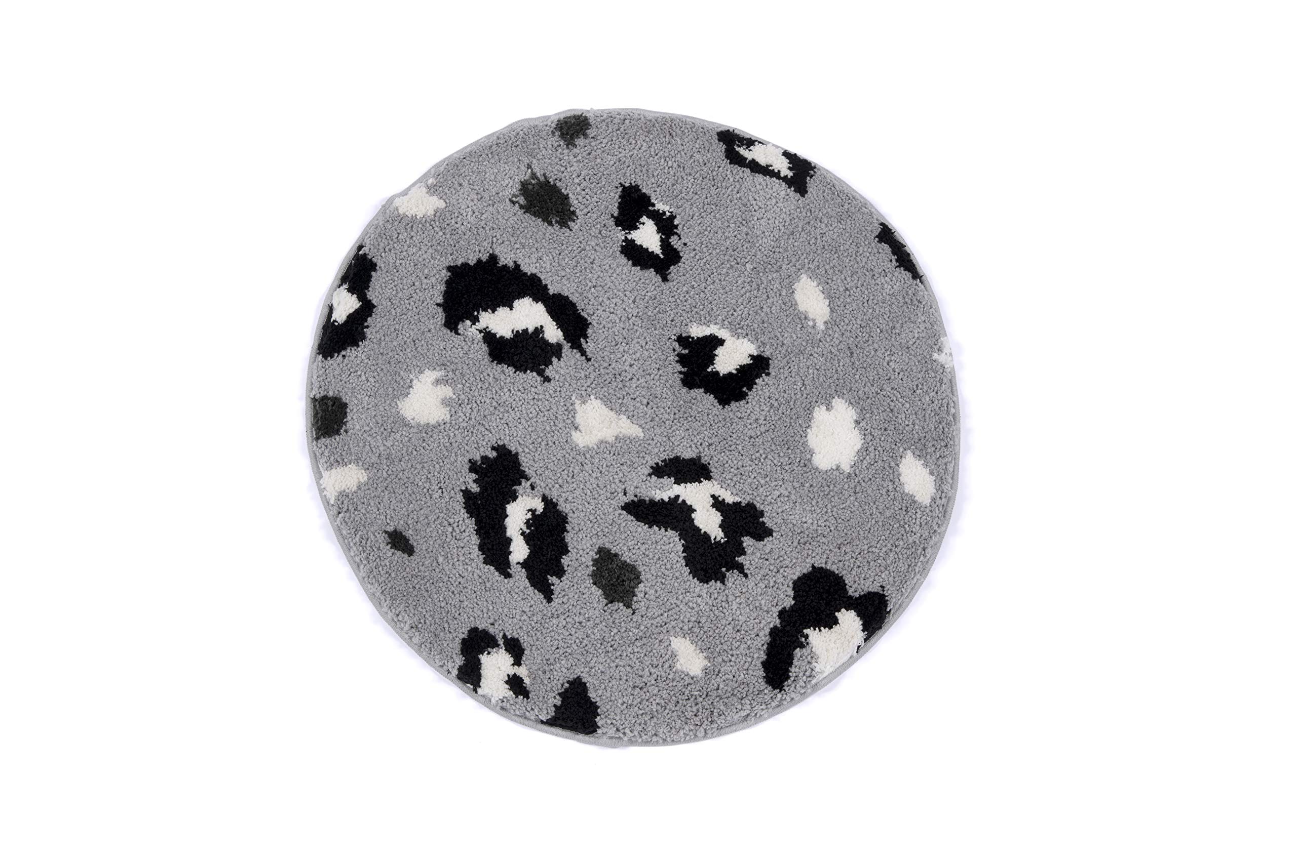 Premium Leopard Print Bath Mat - Soft, Absorbent & Non-Slip Bathroom Rug - Perfect for Bathroom, Shower & Vanity Areas - Adds Stylish Comfort to Your Home Decor
