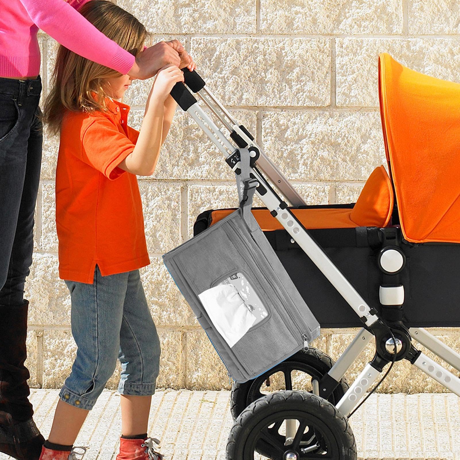 Portable Baby Travel Changing Pad - Waterproof Diaper Changing Mat with Pockets, Foldable Toddler Pee Bed Pad for On-the-Go Parents | Ideal for Airplane, Car & Outdoor Diaper Changes