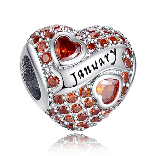 January Birthday Charms