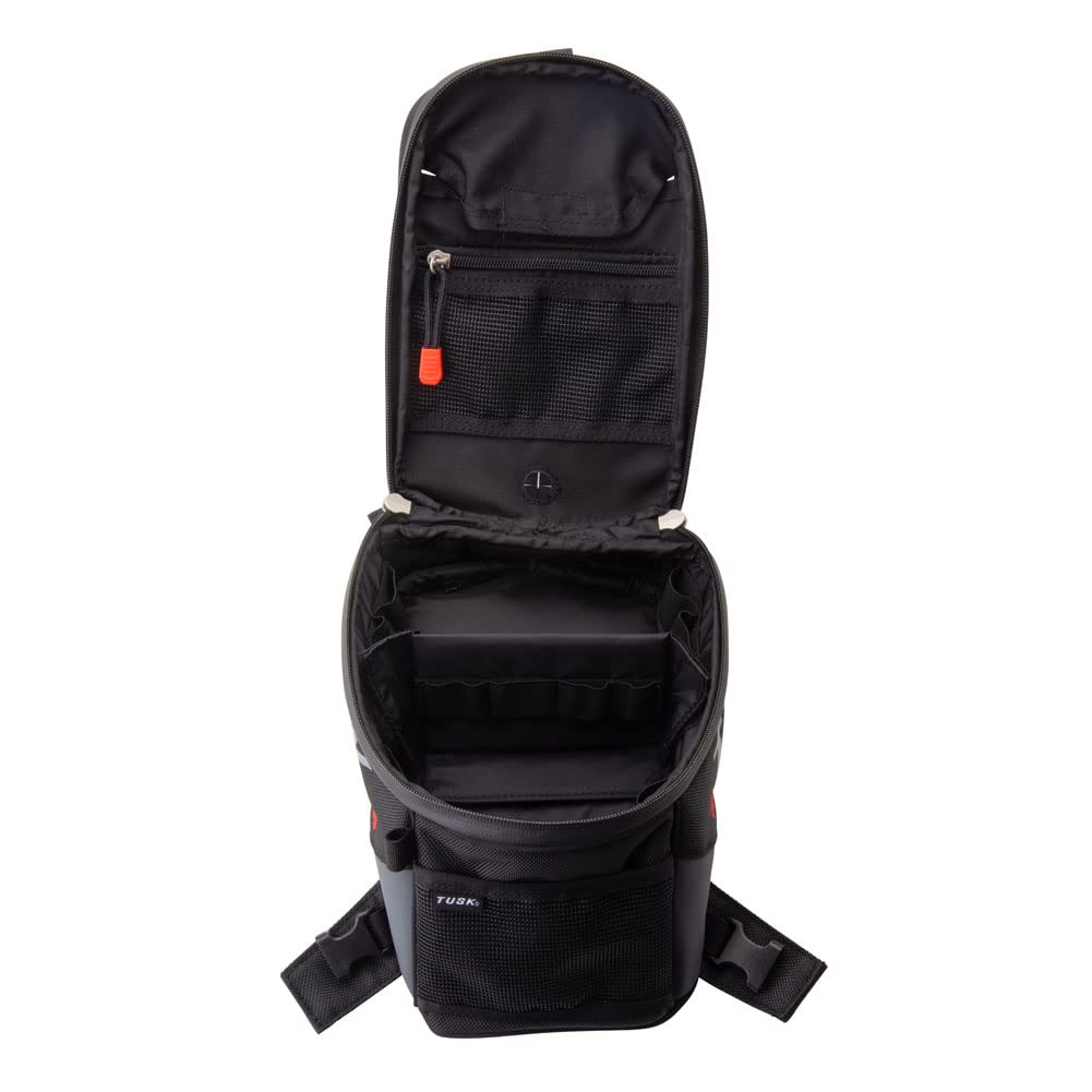 TRIUMPH Tiger 1200 Explorer XRX 2016-2021 Motorcycle Tank Bag - Tusk Olympus Large Waterproof Storage Bag in Black/Grey - Perfect for Adventure Riding, Commuting & Long-Distance Travel