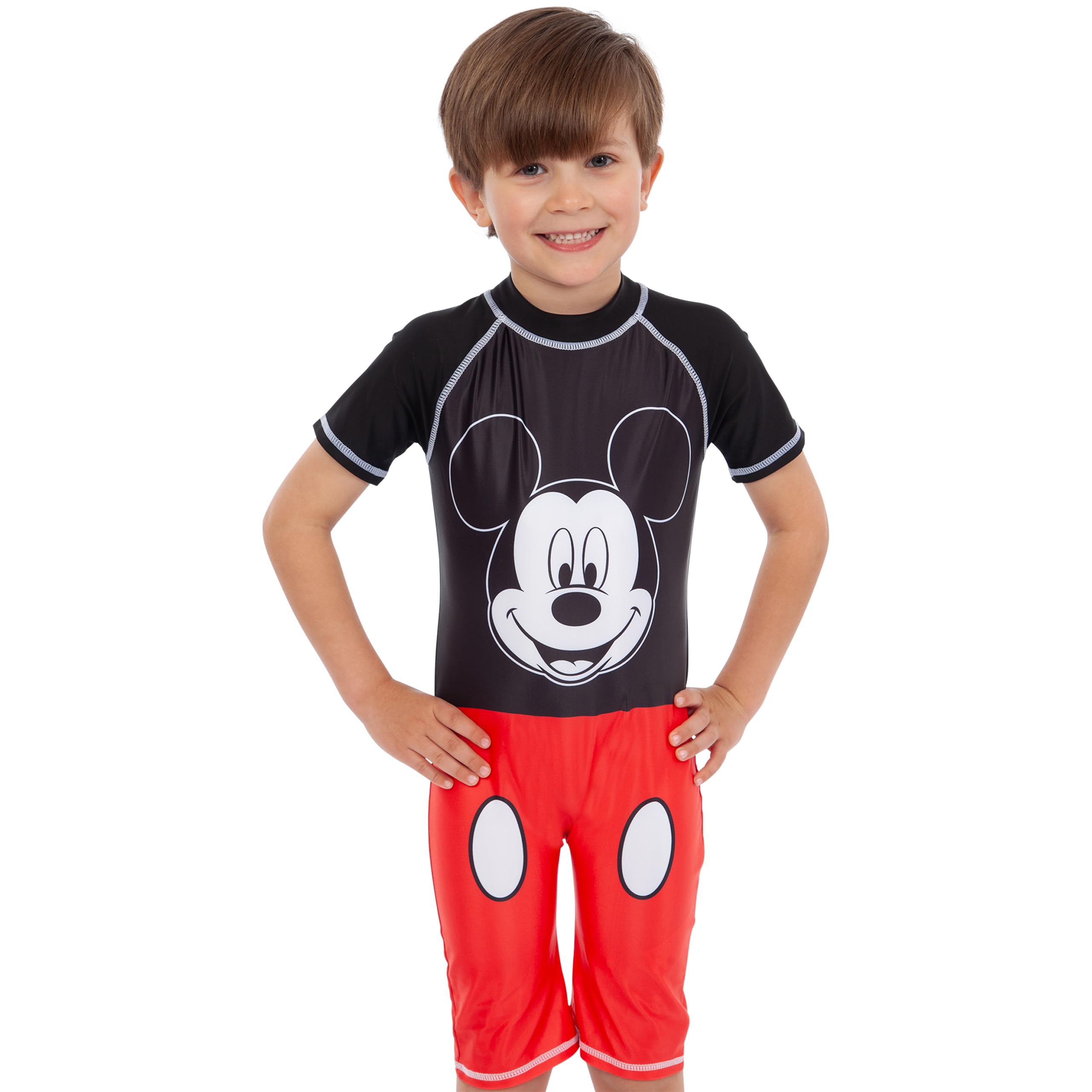 Disney Boys' Mickey Mouse Swim Trunks - Quick Dry Swim Shorts for Kids - Beach, Pool & Summer Water Play