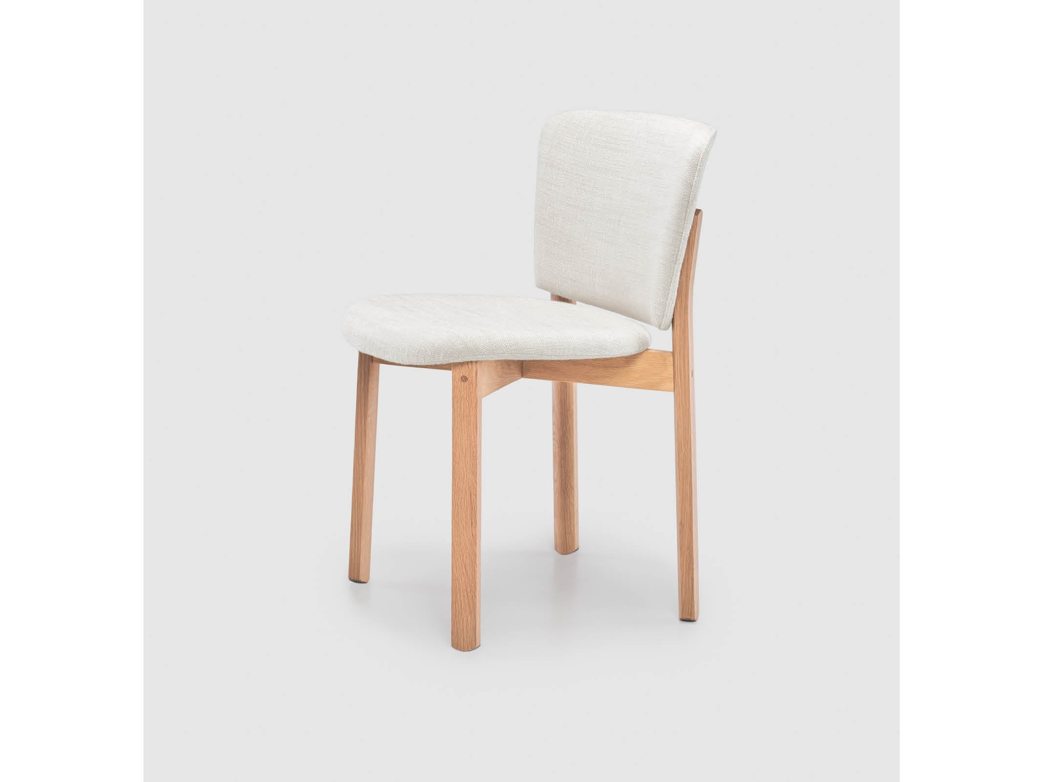 Pinta Modern Dining Chair - Mid Century Wooden Kitchen Chair with Upholstered Seat - Perfect for Dining Room, Kitchen, and Breakfast Nook