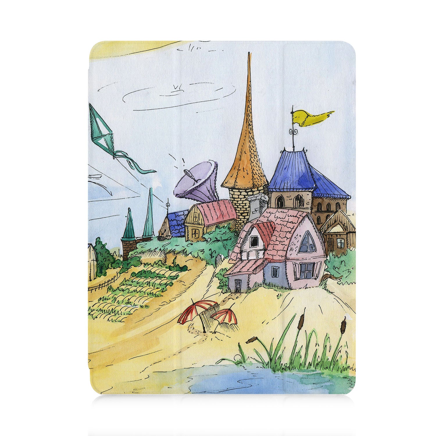 Fairy Tale iPad Trifold Case - Slim Protective Cover for iPad 6th/7th/8th/9th Gen - Perfect for Work, School & Travel
