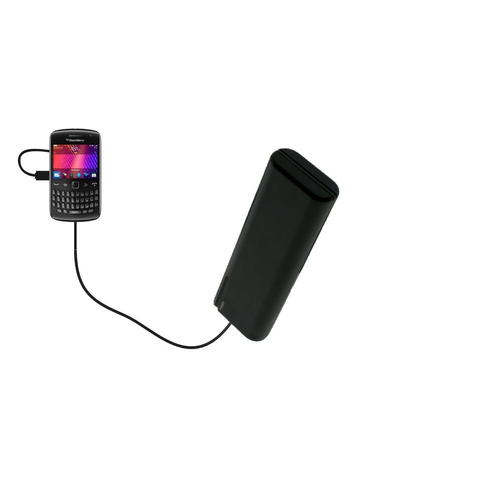 Portable AA Battery Pack for BlackBerry Curve 9370 - 4 AA Battery Emergency Charger with TipExchange Technology | Mobile Power Solution for Travel, Camping & Power Outages
