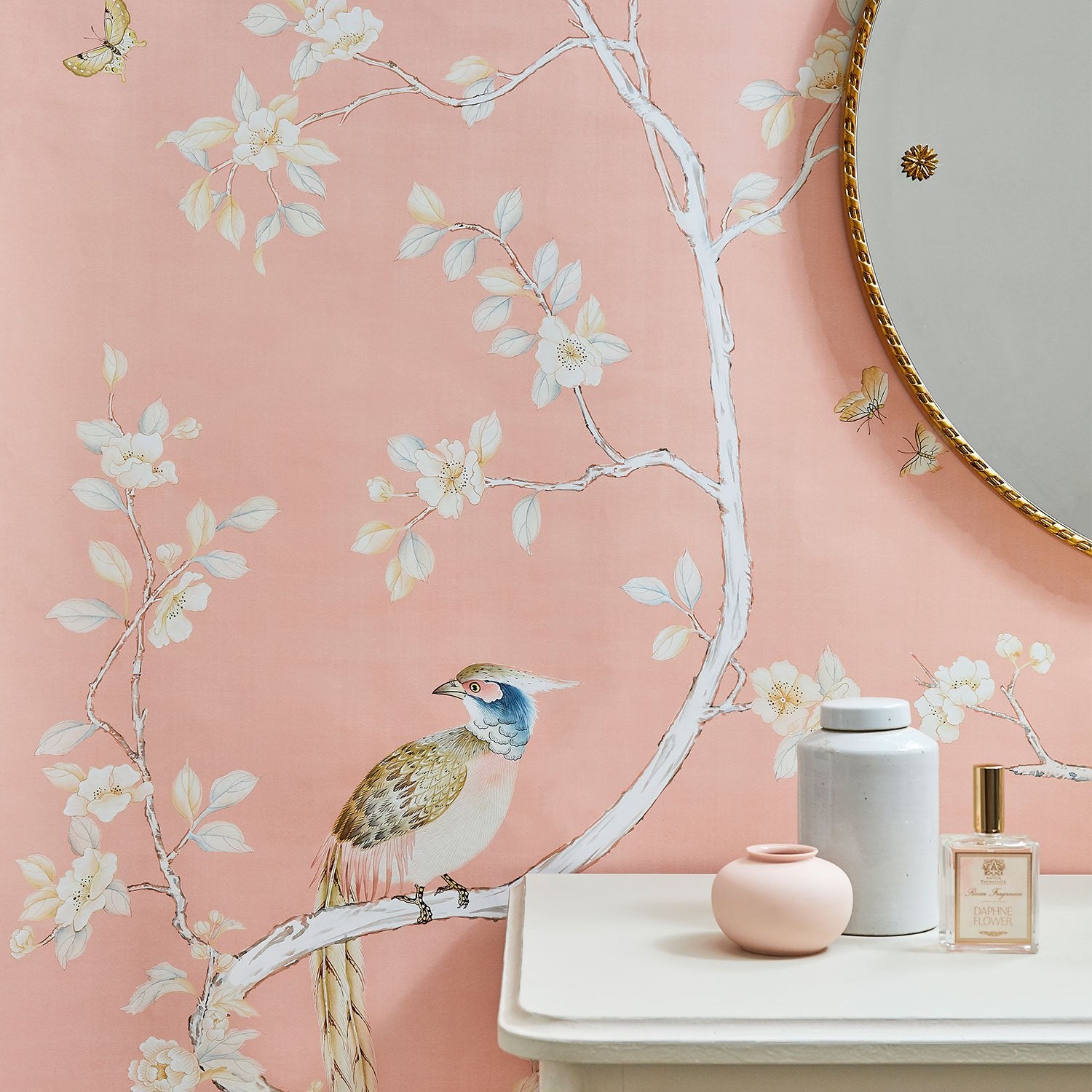 Carlisle in Coral Mural - Premium Wall Art Decor for Home & Office - Perfect for Living Room, Bedroom, or Office Spaces