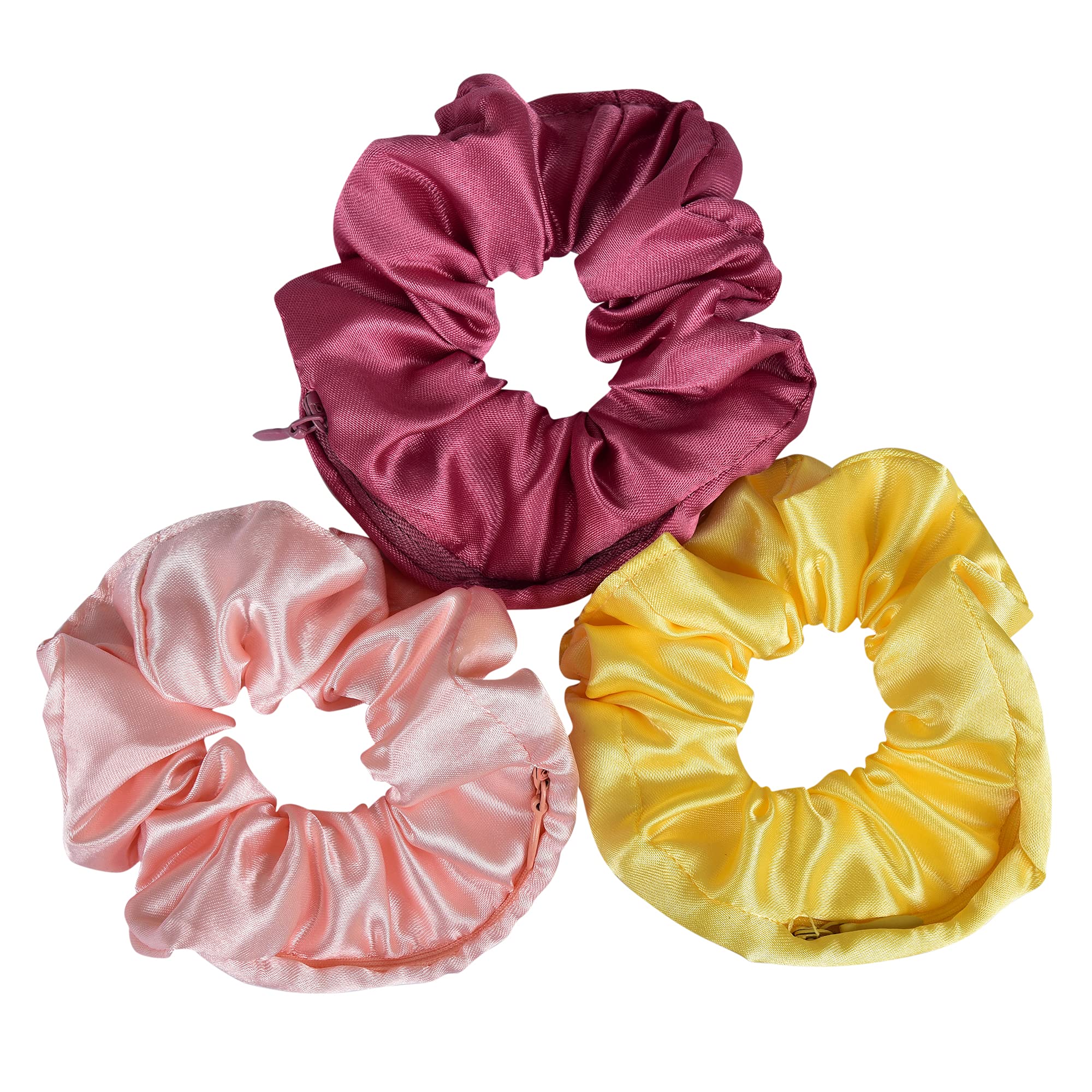NNR Satin Silk Premium Hair Bonnet - Double Layered Elastic Sleeping Cap for Women & Girls - Pack of 1 (Wine) - Protect Hair While Sleeping & Styling