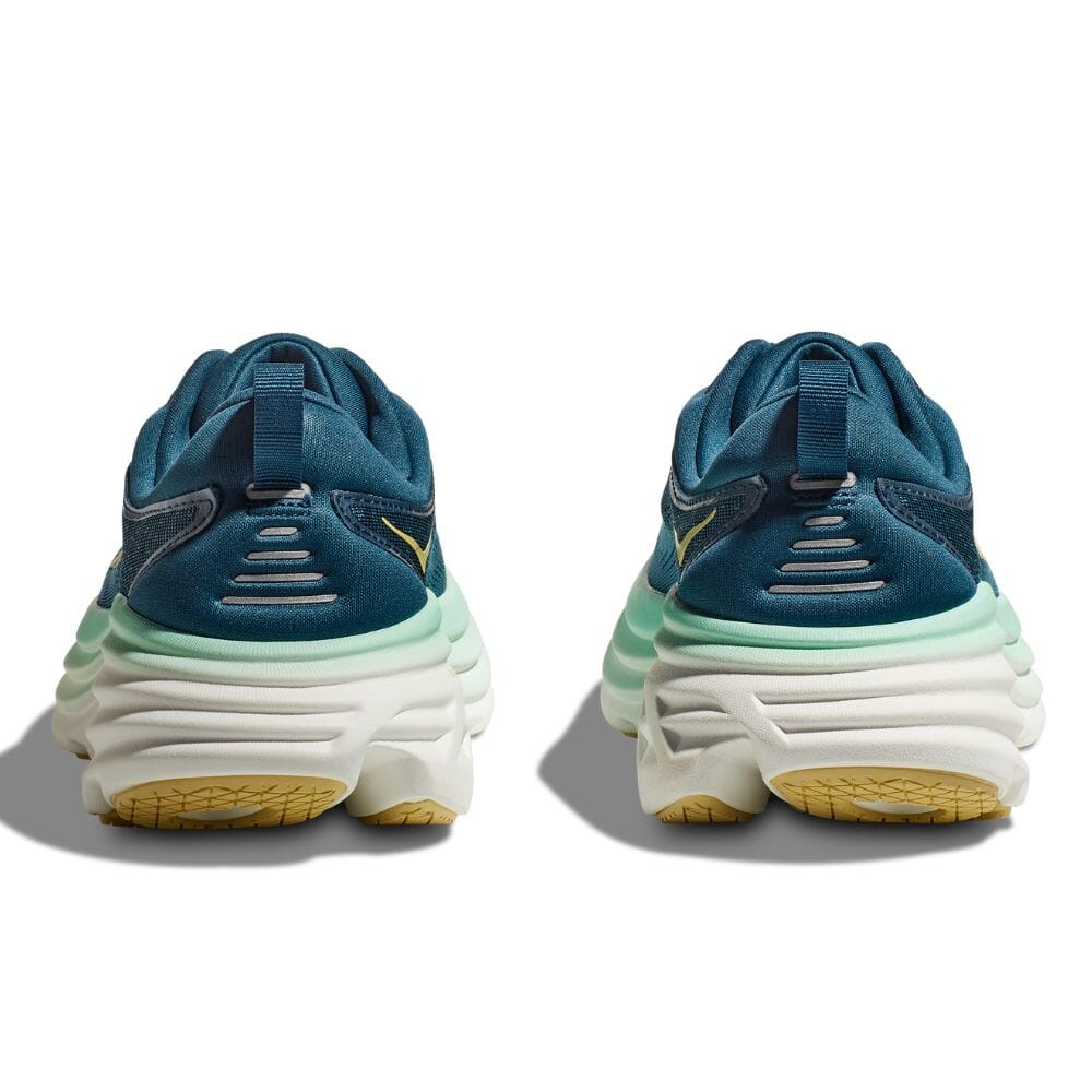 Hoka Men's Bondi 8 Running Shoes - Lightweight Cushioned Sneakers for Marathon, Jogging & Walking - Breathable Mesh Upper with Maximum Support & Comfort