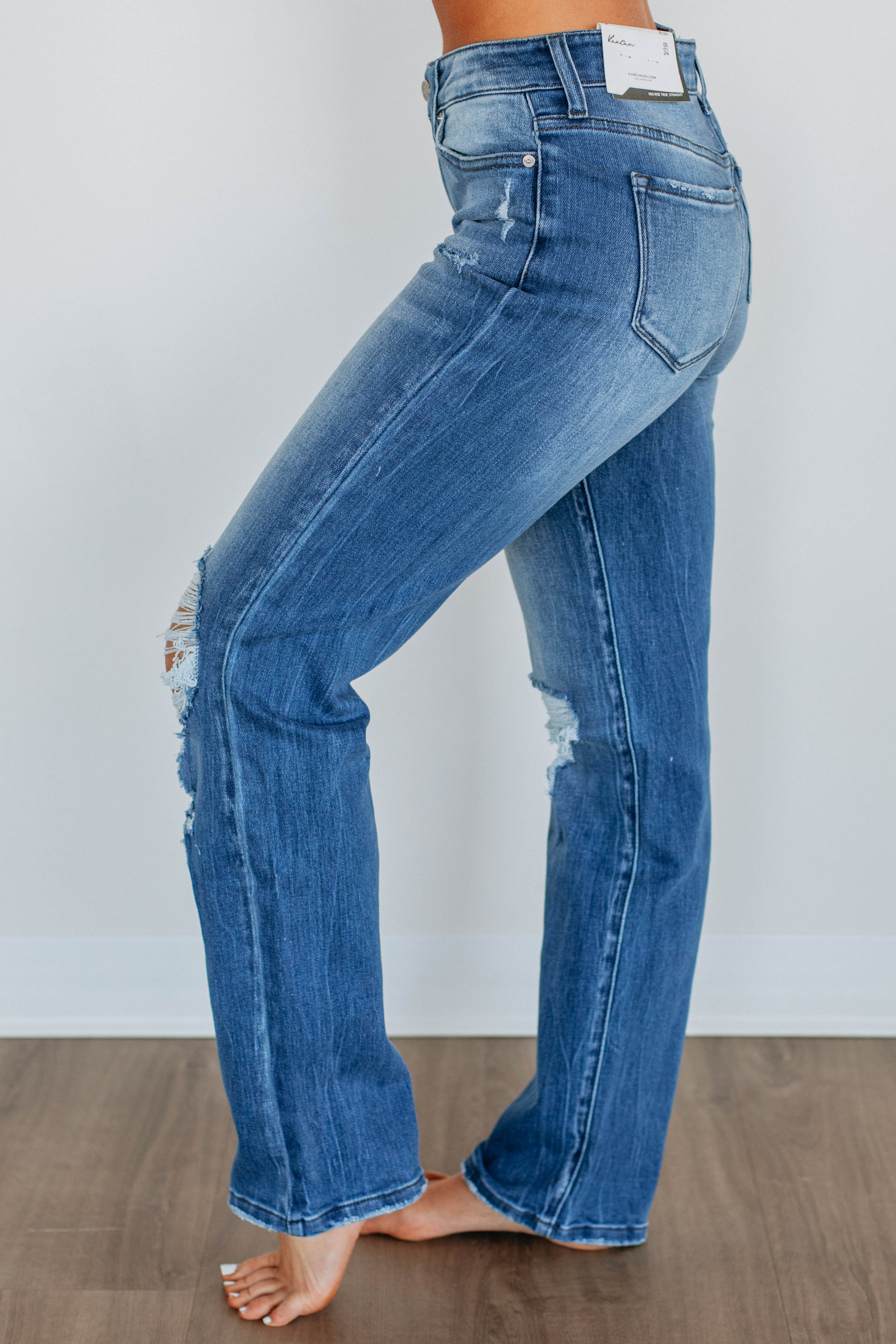 Ciera KanCan High Waist Flare Jeans for Women - Vintage Denim Pants with Stretch, Comfortable & Stylish - Perfect for Casual Outfits, Parties & Retro Looks