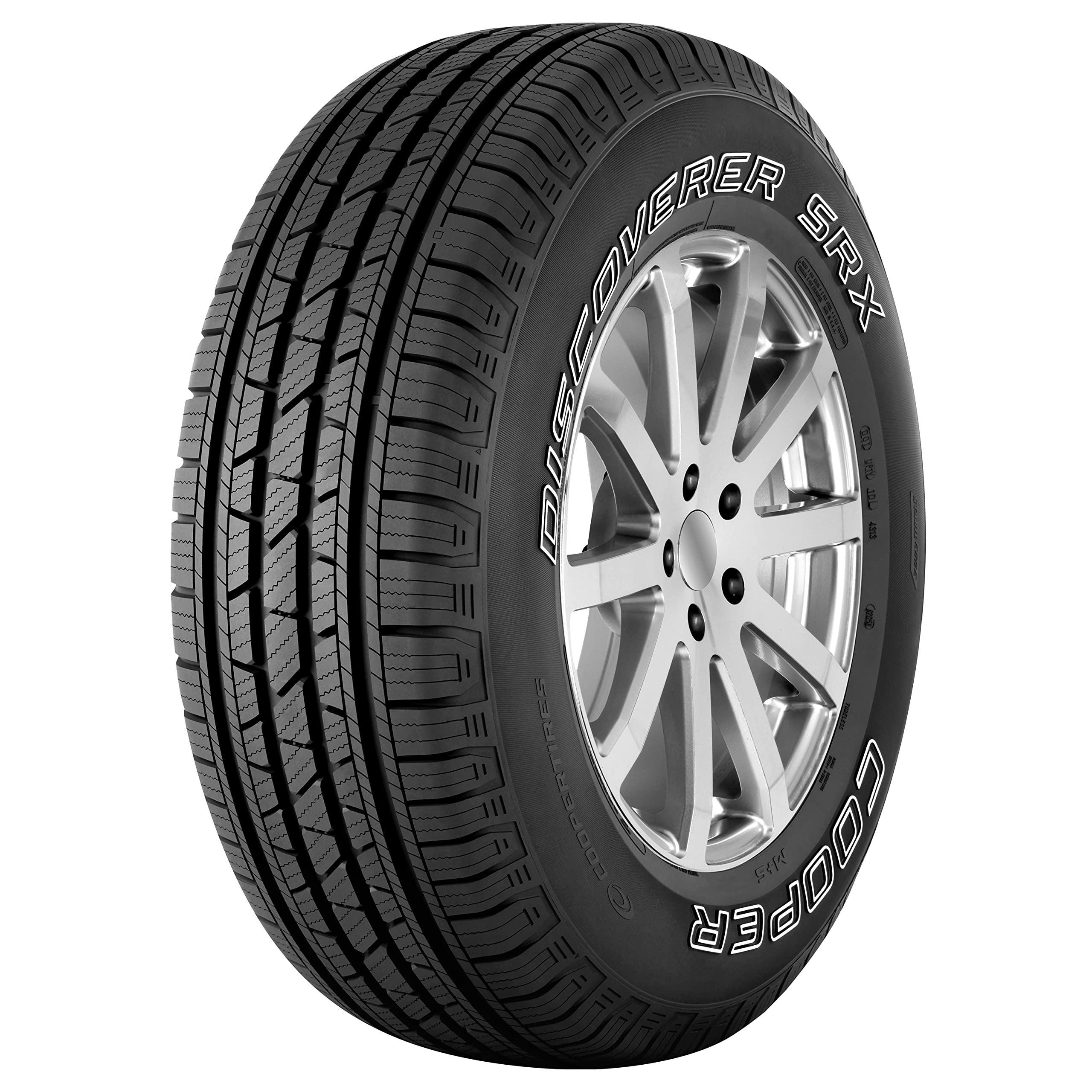 Cooper Discoverer SRX All-Season 255/65R17 110T Tire - High Performance SUV & Crossover Tires for Year-Round Traction in Rain, Snow & Dry Conditions