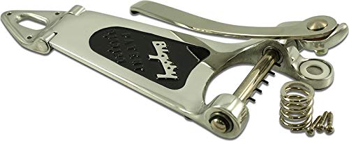 Bigsby B6 USA Left-Handed Chrome Tailpiece for Guitar - Perfect for Jazz, Blues & Rock Musicians