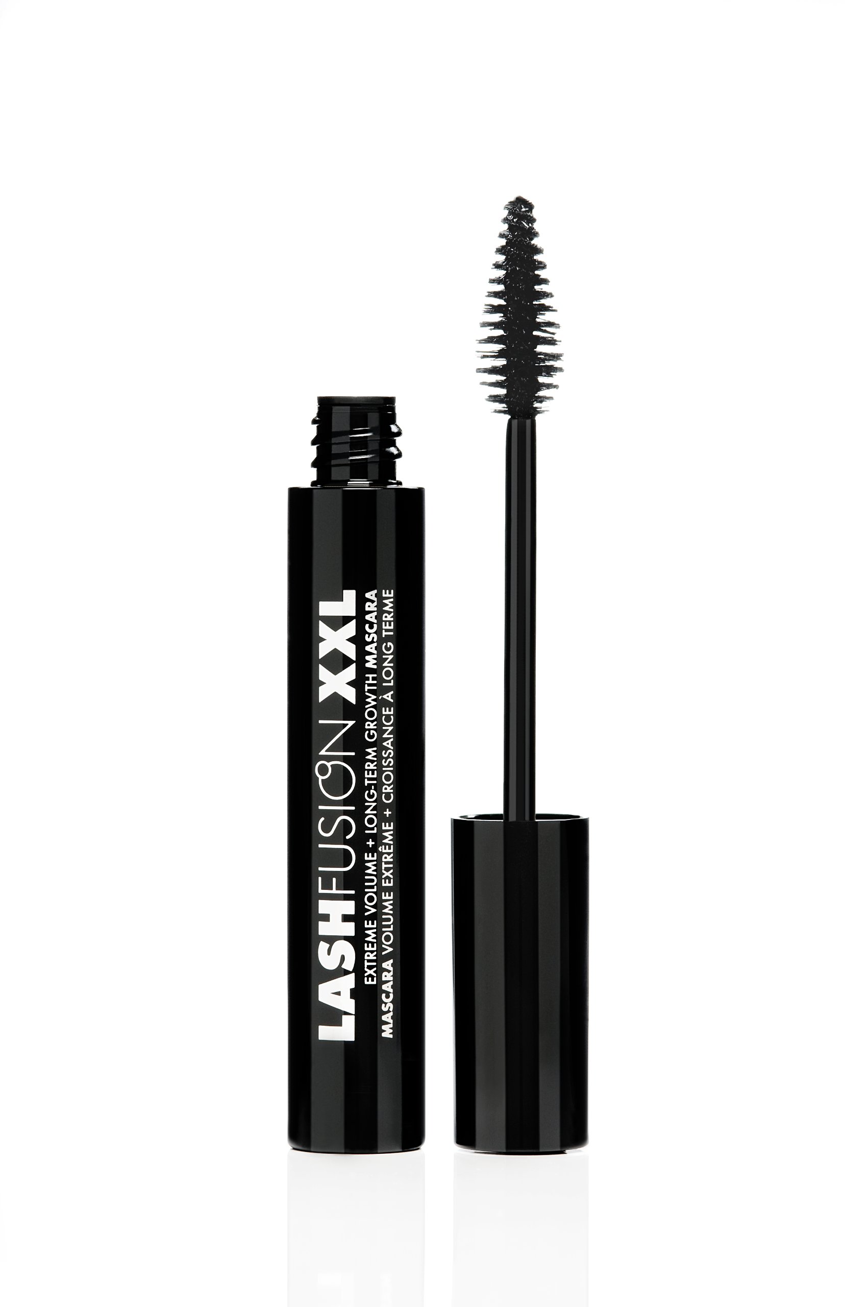 Fusion Beauty Lash Fusion XXL Extreme Volume & Lengthening Mascara - Black (0.39 oz) for Dramatic Lashes | Day & Night Wear, Special Occasions, Photoshoots