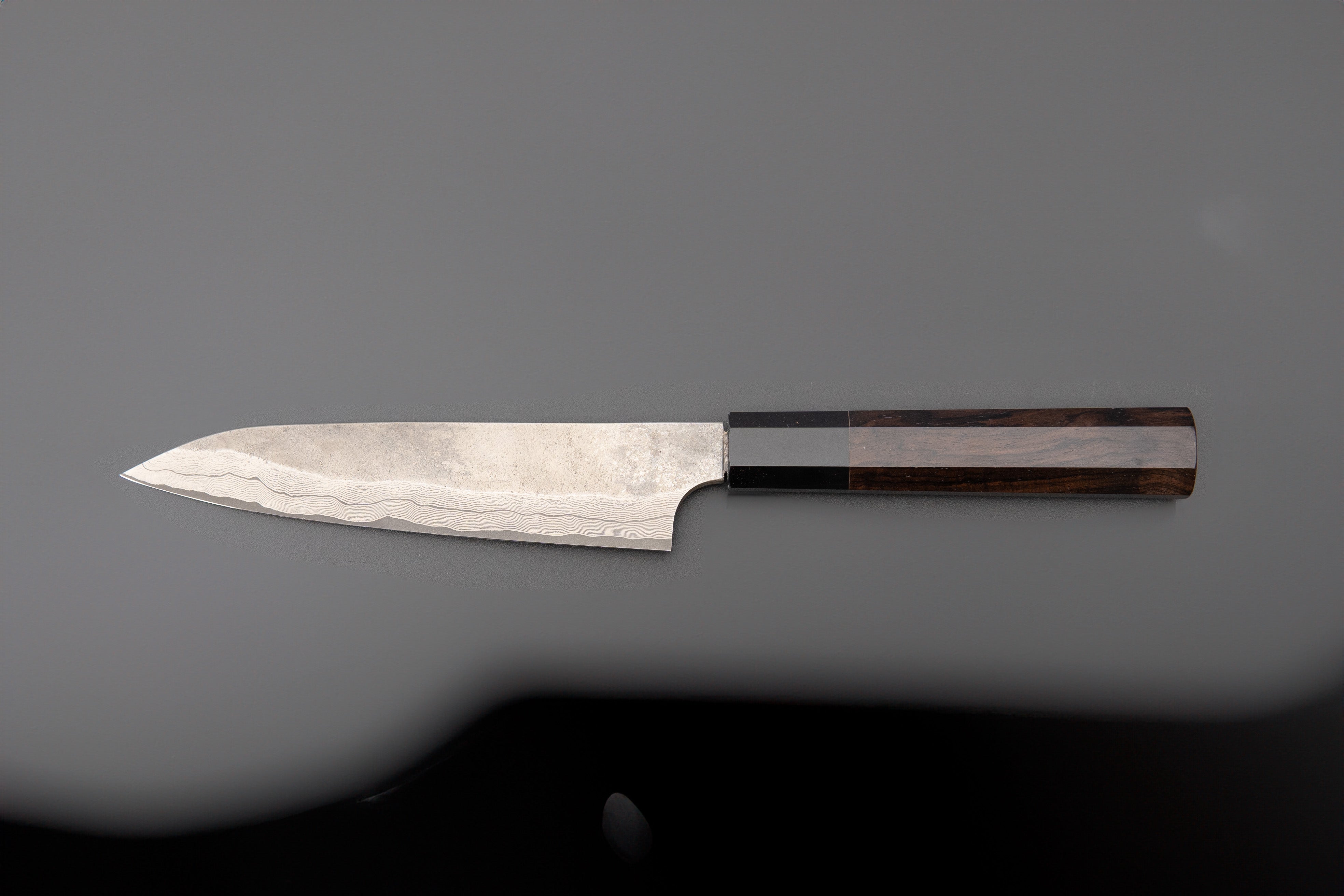 Nigara Silver #3 Kurozome 140mm Petty Knife - Japanese Stainless Steel Kitchen Knife for Slicing, Peeling & Precision Cutting - Perfect for Home Chefs & Professional Kitchens