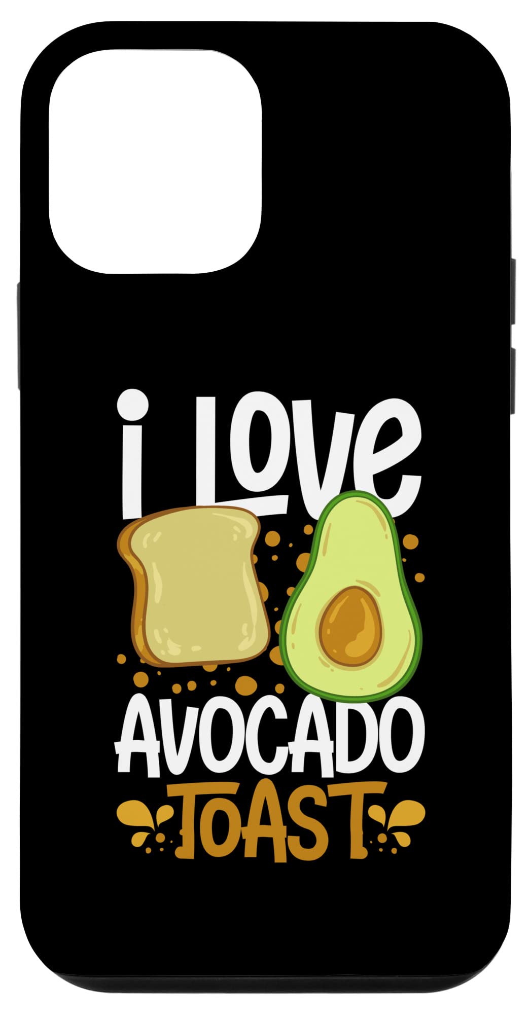 iPhone 12 Mini Case - Cute Avocado Toast Design, Slim Protective Phone Cover for iPhone 12 Mini - Perfect for Cooking Enthusiasts & Food Lovers