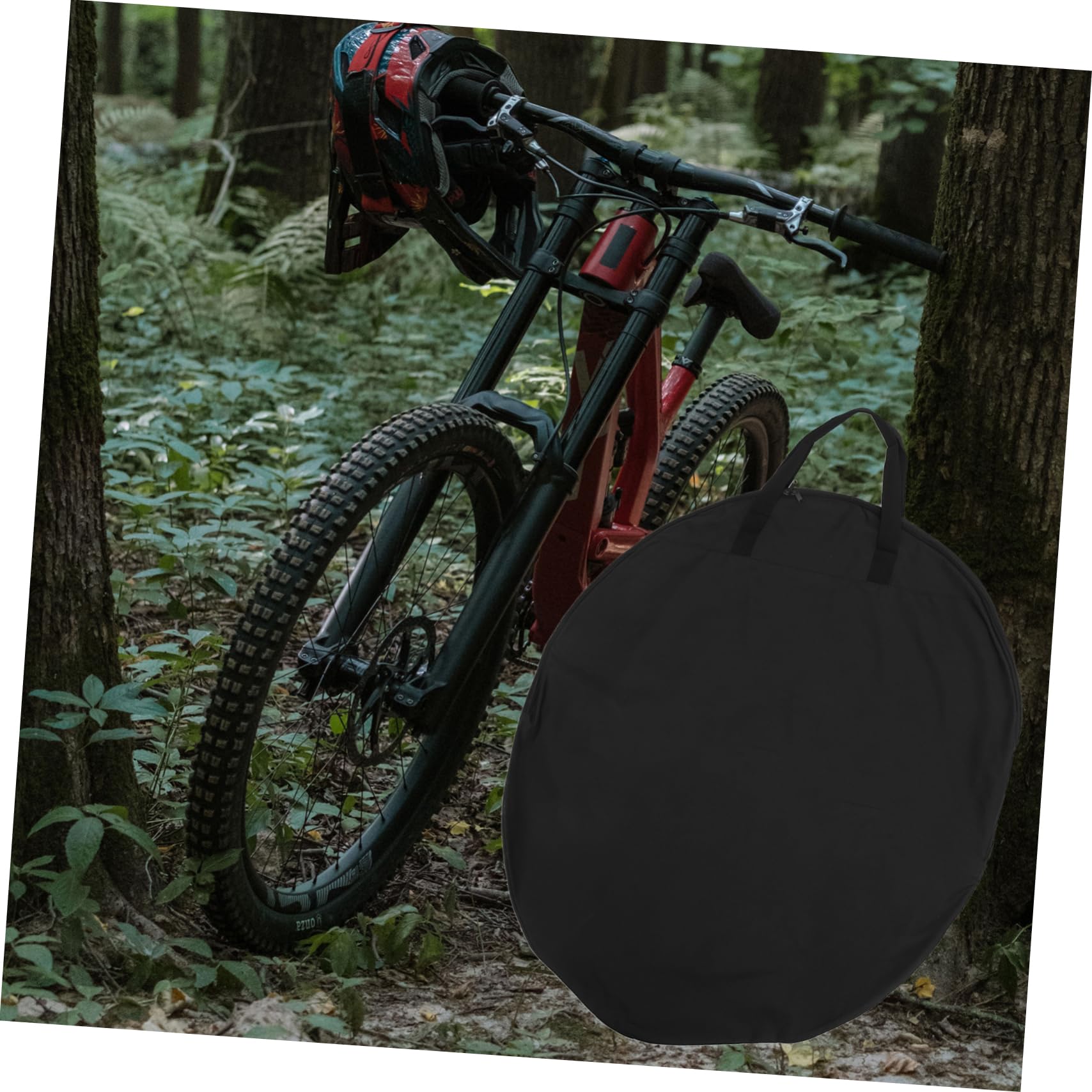 **MUSISALY Reusable Bike Wheel Bag - Waterproof Round Bicycle Wheel Cover for Mountain & Road Bikes - Durable Cycling Accessories for Storage & Transport**    *(Perfect for Commuting, Travel, Bike Storage & Protecting Wheels from Dust & Damage)*