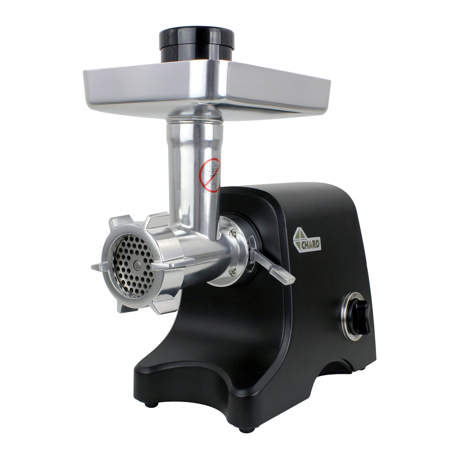 CHARD FG1000B Heavy Duty Electric Meat Grinder - 500W Stainless Steel Food Processor for Beef, Sausage, Vegetables - Perfect for Home Kitchens & Commercial Use