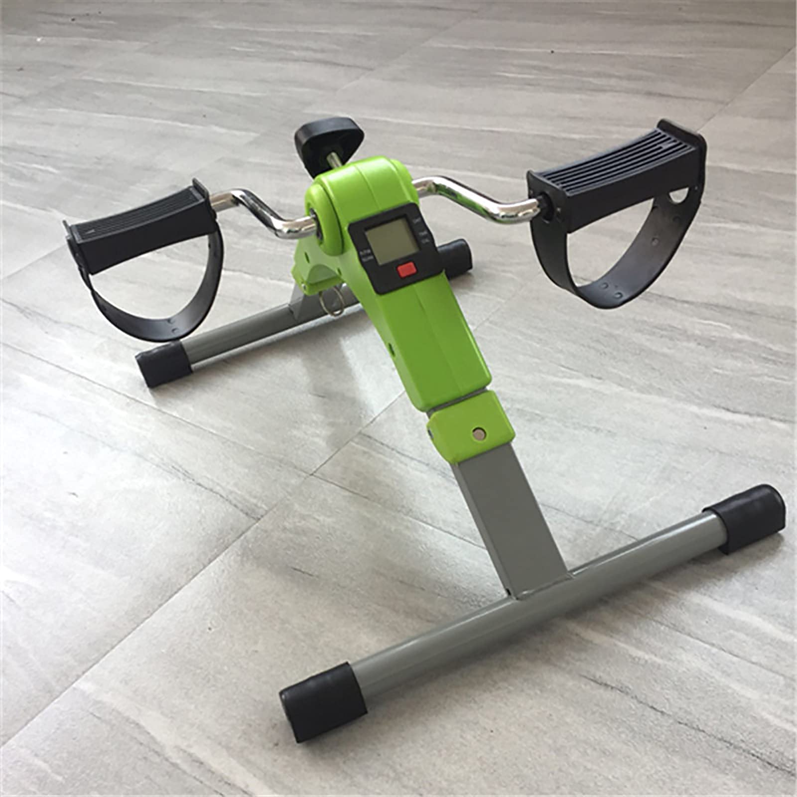 Mini Exercise Bike for Home - Portable Indoor Cycling Bike with LCD Display, Quiet Stationary Bike for Cardio Workout, Leg & Arm Training - Perfect for Home Gym, Office, and Small Spaces