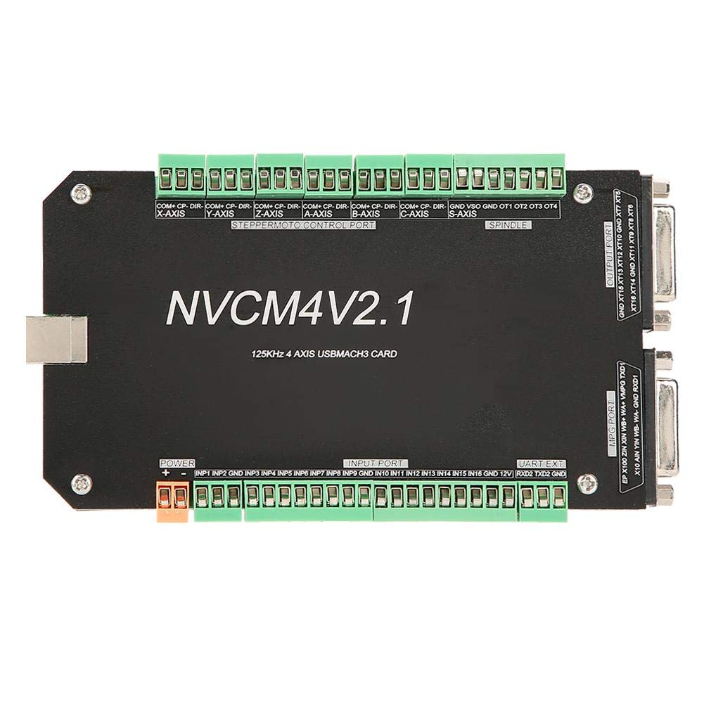 4 Axis CNC Controller Board - USB Interface Motion Controller for Stepper Motors | DIY CNC Machine, Woodworking, Metal Engraving & 3D Printing Projects