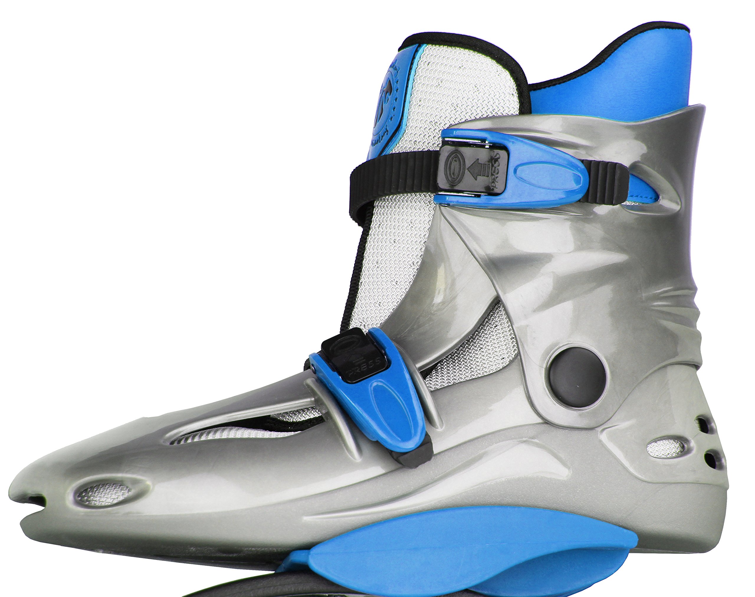 Joyfay Blue Unisex Fitness Jump Shoes - Bounce Shoes for Men & Women (Medium) - Perfect for Trampoline, Aerobics, and Workout Training