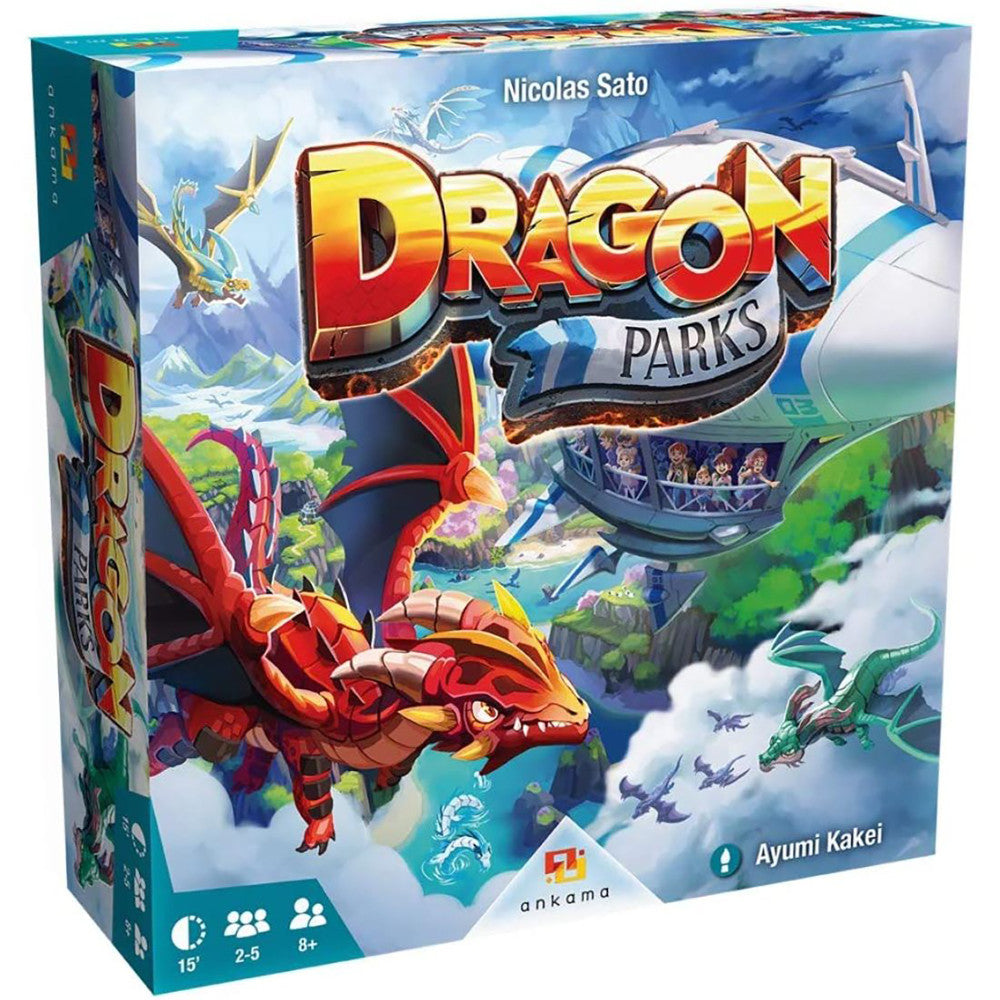 Dragon Parks Fantasy Drafting Board Game - Strategic Family & Friends Tabletop Adventure - Perfect for Game Nights, Parties & Gifts