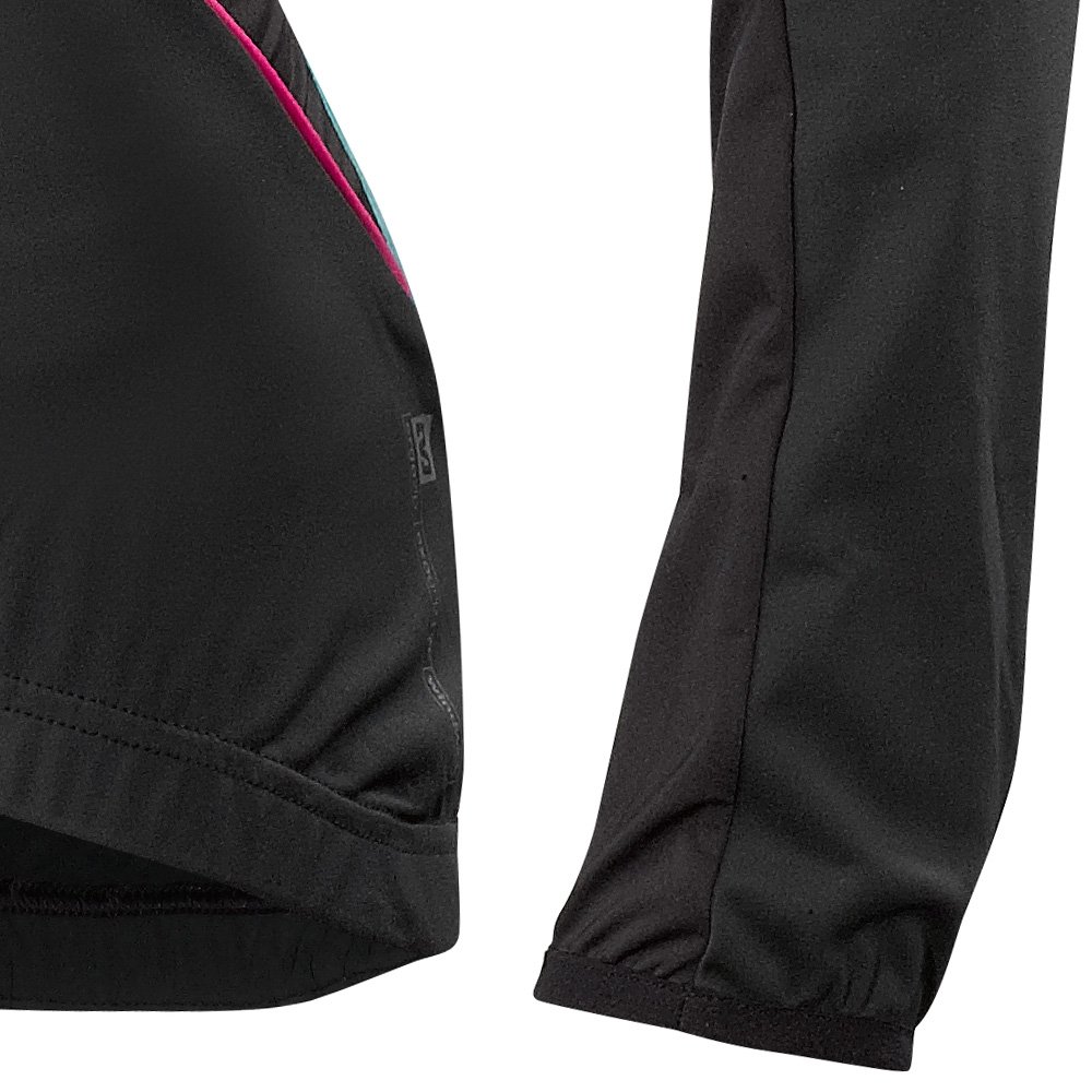 Bellissima Women's Lightweight Windbreaker Jacket - Black Water-Resistant Outerwear for Running, Hiking & Outdoor Activities