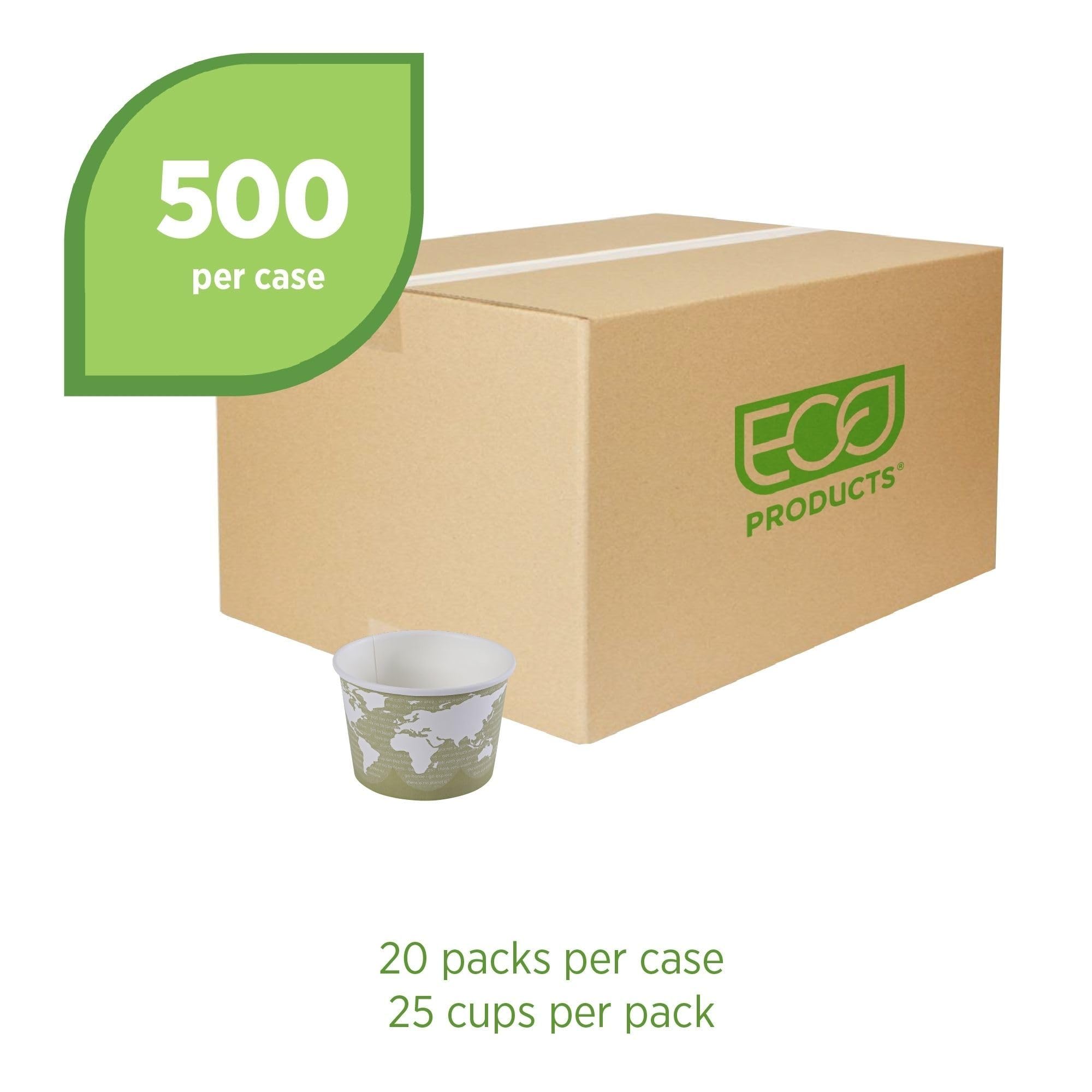 Eco-Friendly Compostable 16oz Paper Food Bowls with PLA Lining - 500 Count Case | BPI-Certified, ASTM Compliant Disposable Containers | Perfect for Restaurants, Catering & Eco-Conscious Events