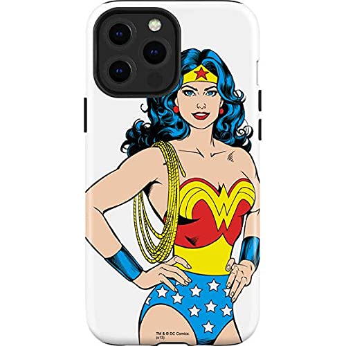 Skinit Impact-Resistant Phone Case for iPhone 13 Pro Max - Official DC Comics Wonder Woman Design | Durable Protection with Superhero Style | Perfect for Fans, Daily Use & Gift Giving
