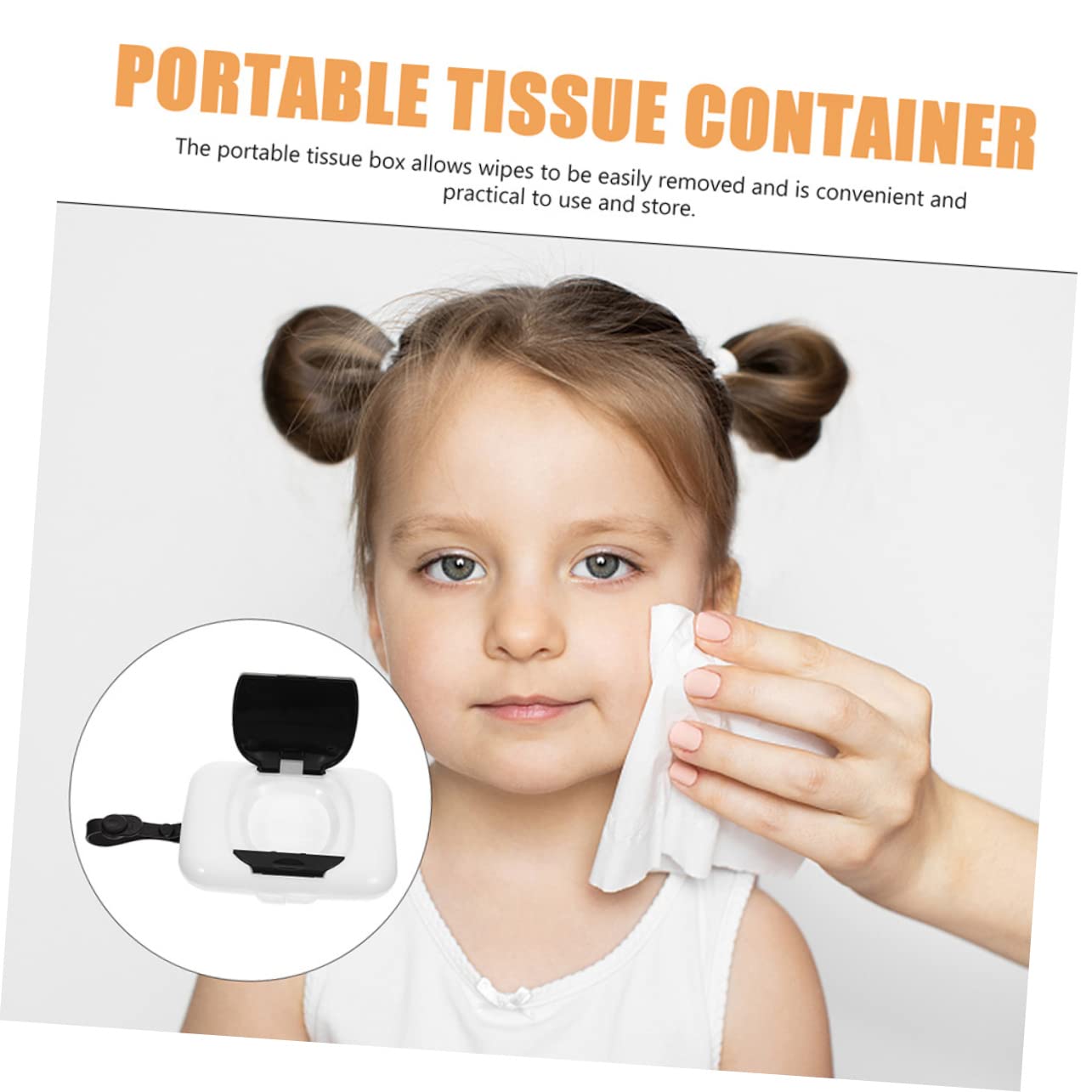 VICASKY 8-Pack Flushable Wipes Dispenser with Warmer - Travel-Friendly Face & Baby Wipes Storage Box - Perfect for Diaper Changing, Makeup Removal & On-the-Go Hygiene