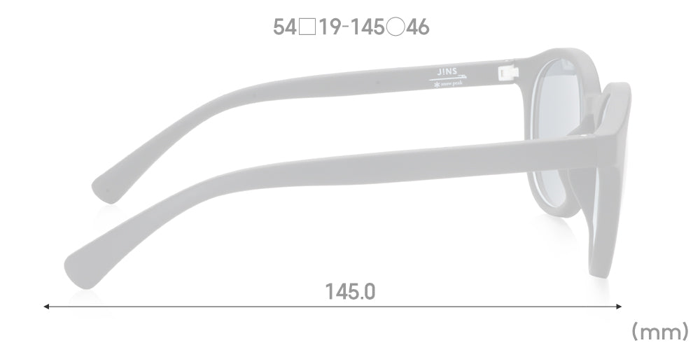 JINS x Snow Peak Rubber Sunglasses 015 - Lightweight Polarized Outdoor Sunglasses for Hiking, Fishing & Beach Activities