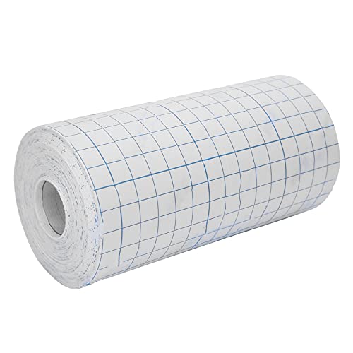 Non-Woven Fabric Tape - 10m/32.8ft Breathable Cohesive Bandage Wrap for Sports Injuries & Wound Care | Self-Adhesive Medical Retention Tape (5cm x 10cm) - Ideal for First Aid Kits, Athletic Support & Post-Surgical Protection