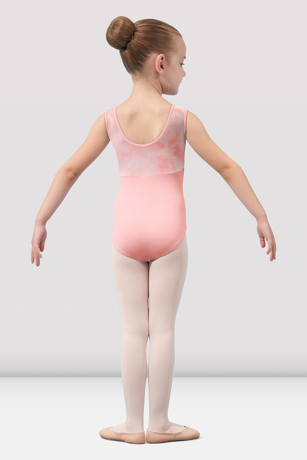 Mirella Girls Watercolor Tank Leotard - Ballet Dance Leotards for Kids, Toddler Dancewear, Gymnastics & Performance Outfit