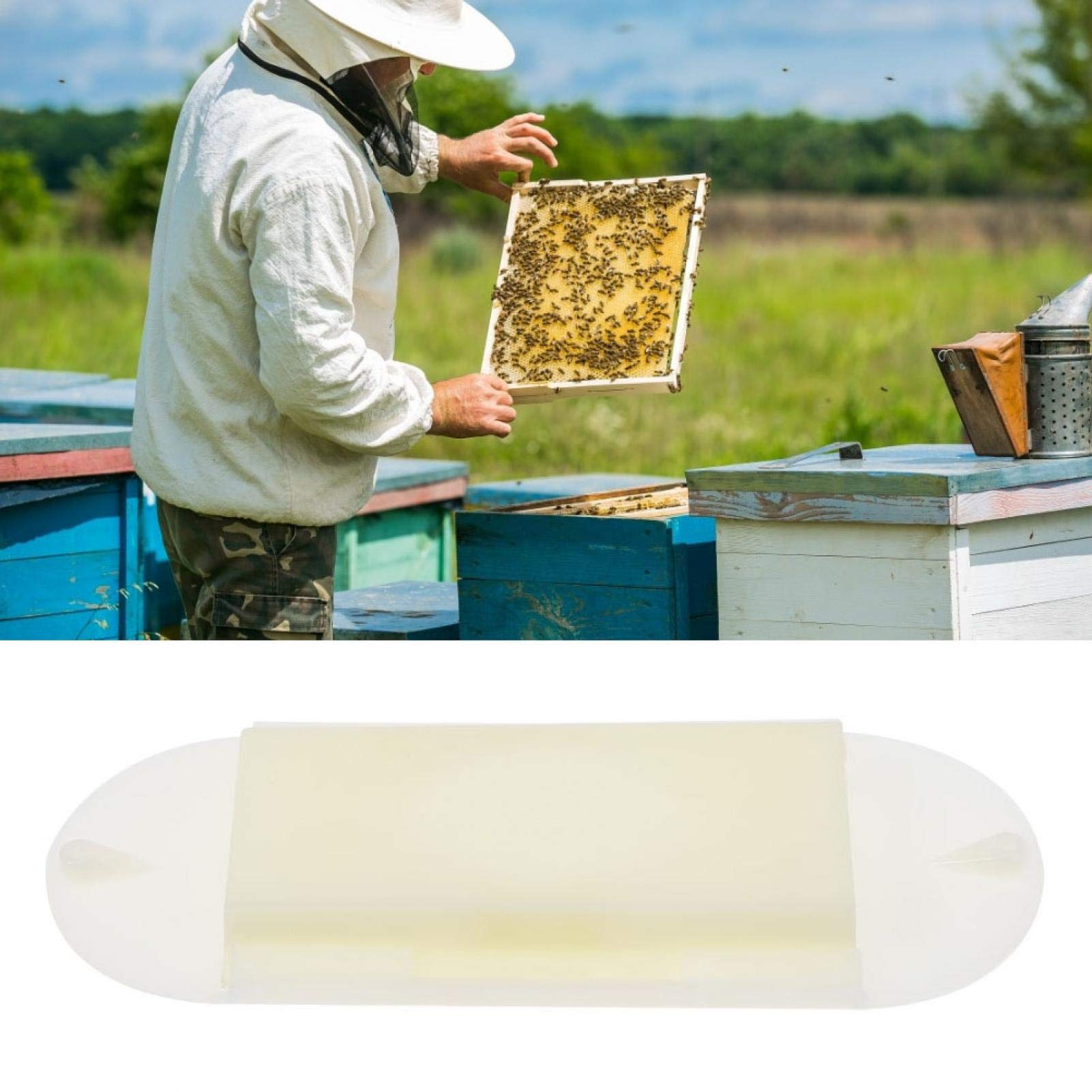4PCS Beekeeping Tools Set - Bee Escape, Hive Tools for Beekeepers - Durable & Practical for Honey Harvesting, Hive Maintenance & Backyard Beekeeping