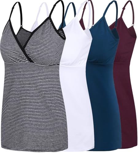 O-stripe/Atrovirens/Burgundy/White 4pcs