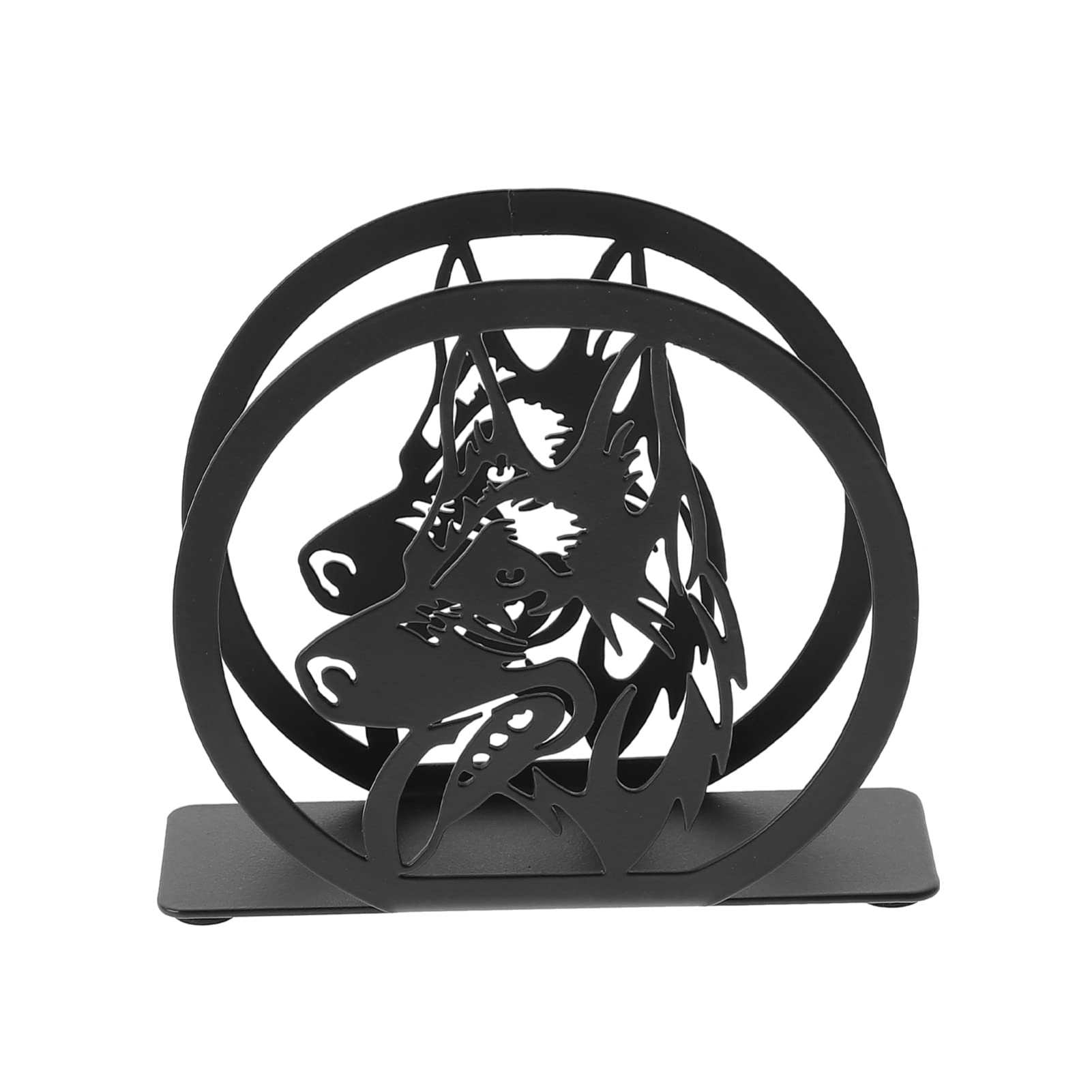 Cabilock Hound-Shaped Desktop Tissue Holder - Freestanding Napkin Stand for Kitchen Counter, Dining Table, Picnic & Office Use | Decorative Tissue Dispenser for Home & Restaurant Decor