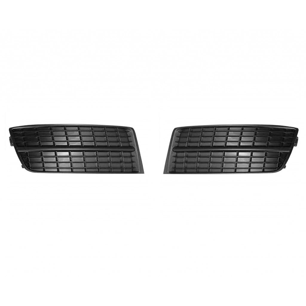 Cadillac SRX 2010-2016 Fog Light Bezel Pair - Driver & Passenger Side Front Bumper Cover with Fog Lights (Black) | GM1038126, GM1039126 | 25778387, 25778386 | Perfect for Replacement & Customization