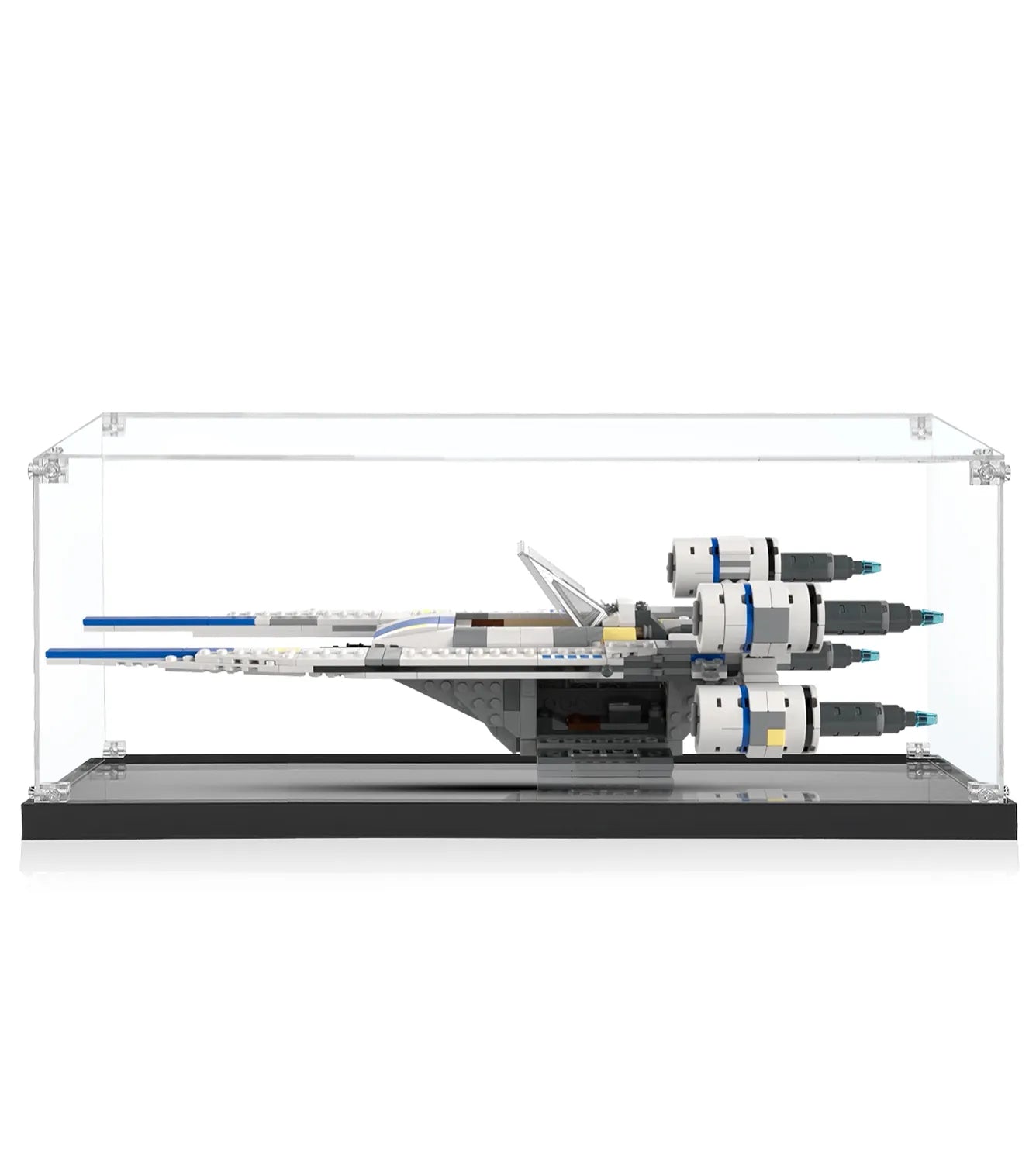 LEGO Star Wars™ Rebel U-Wing Starfighter™ 75399 Display Case - Protective Acrylic Showcase for Collectible Model - Perfect for Home Decor, Office Display & Gift for Star Wars Fans