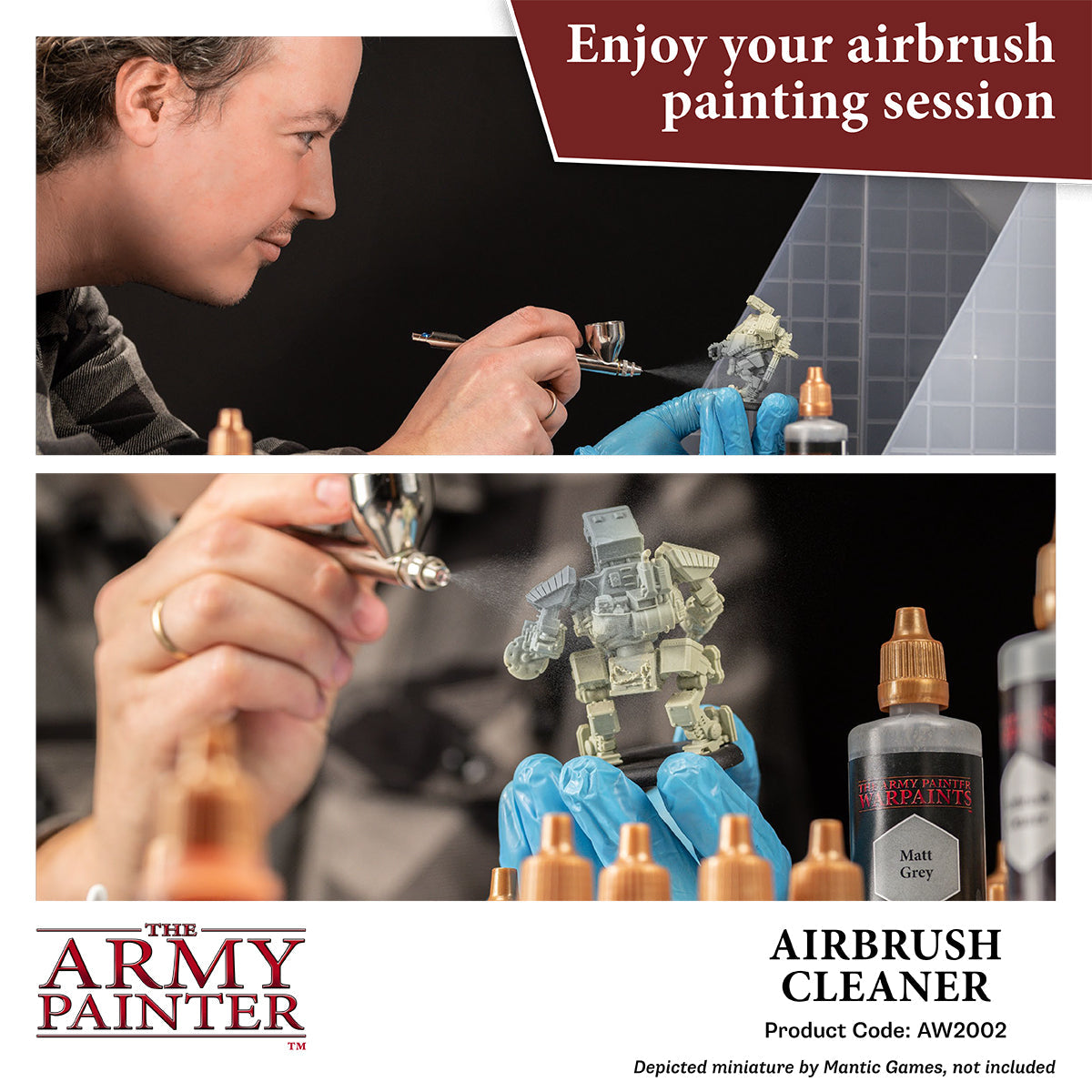Premium Airbrush Cleaner Solution - 100ml for Efficient Nozzle & Paint Removal - Ideal for Hobbyists, Artists & DIY Projects