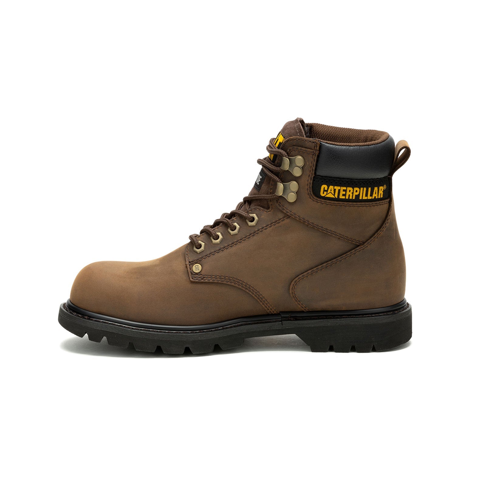 Men's Dark Brown Steel Toe Waterproof Work Boots - OSHA Compliant for Construction & Outdoor Jobs - Durable Safety Shoes for Warehouse, Factory & Heavy Duty Work