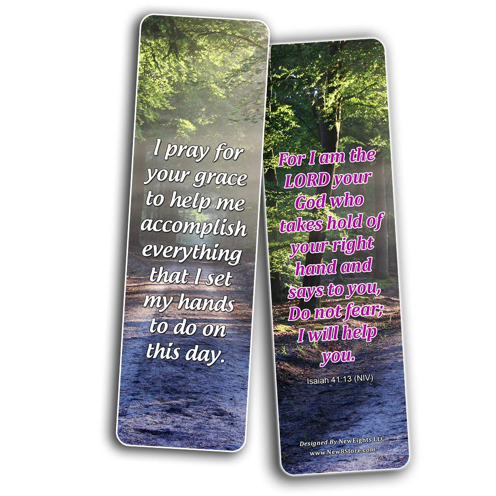 Powerful Devotional Bible Bookmarks (60-Pack) - Great Church Gift for Bible Study & Sunday Worship