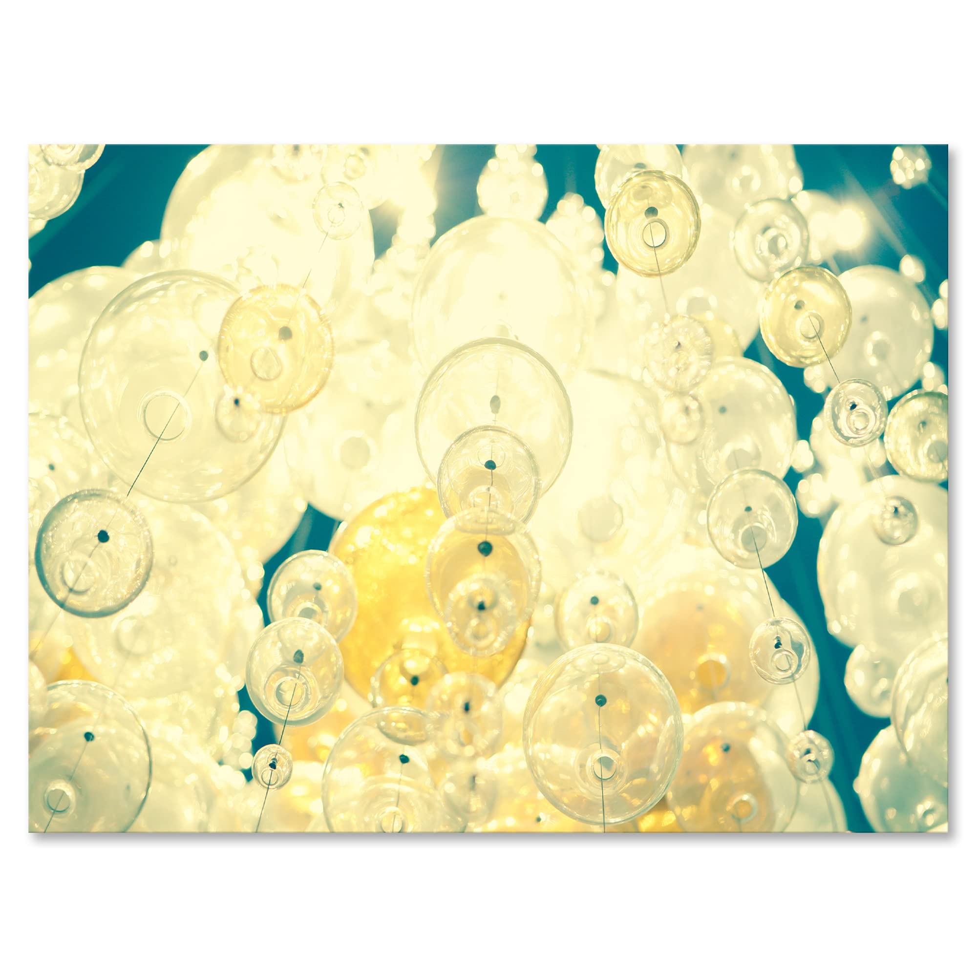 Abstract Ball Chandelier II - Modern Canvas Wall Art for Living Room, Bedroom & Office Decor