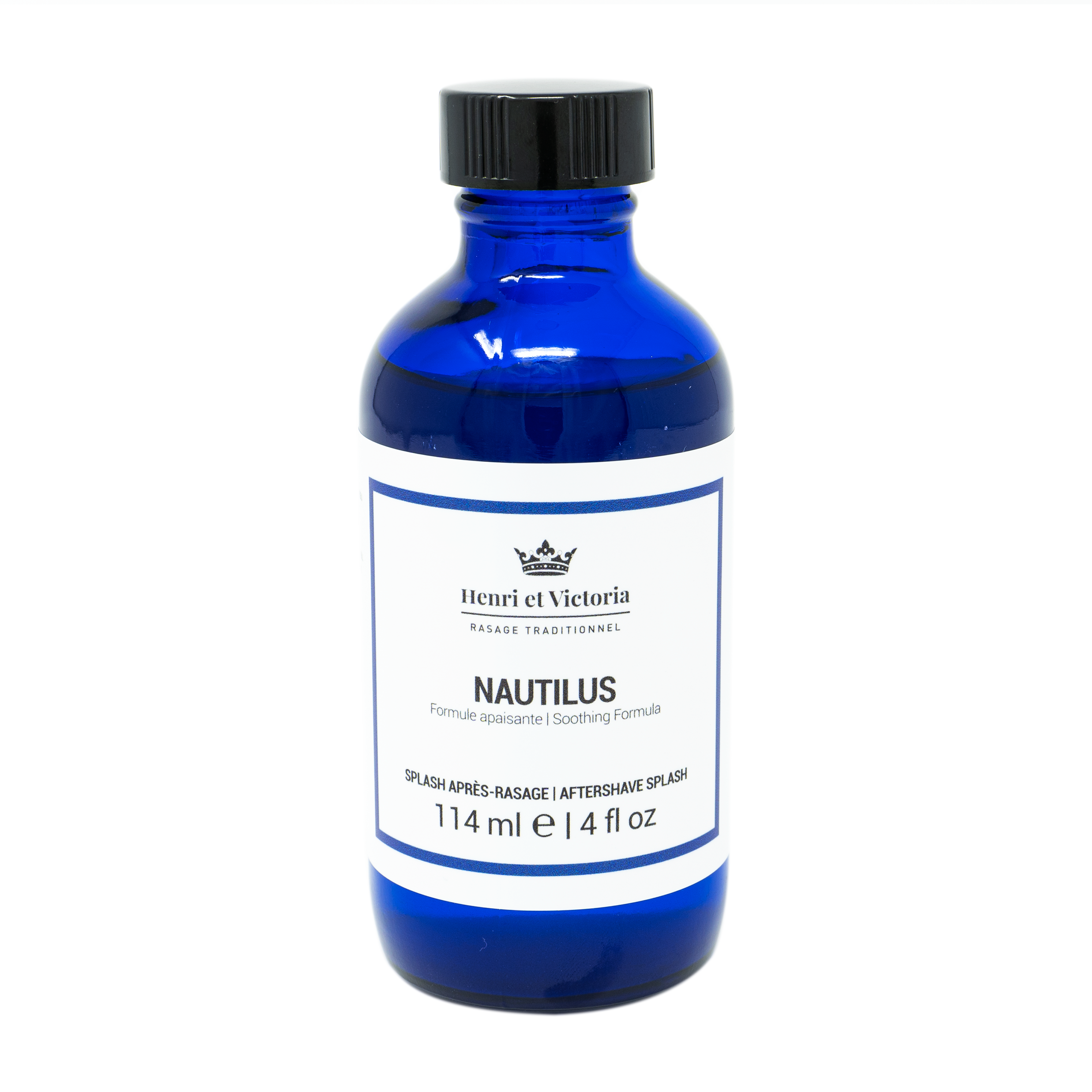 Henri et Victoria Nautilus After Shave Splash for Men - Alcohol-Free Post Shave Lotion with Soothing Aloe Vera & Witch Hazel - Perfect for Sensitive Skin & Close Shave Care