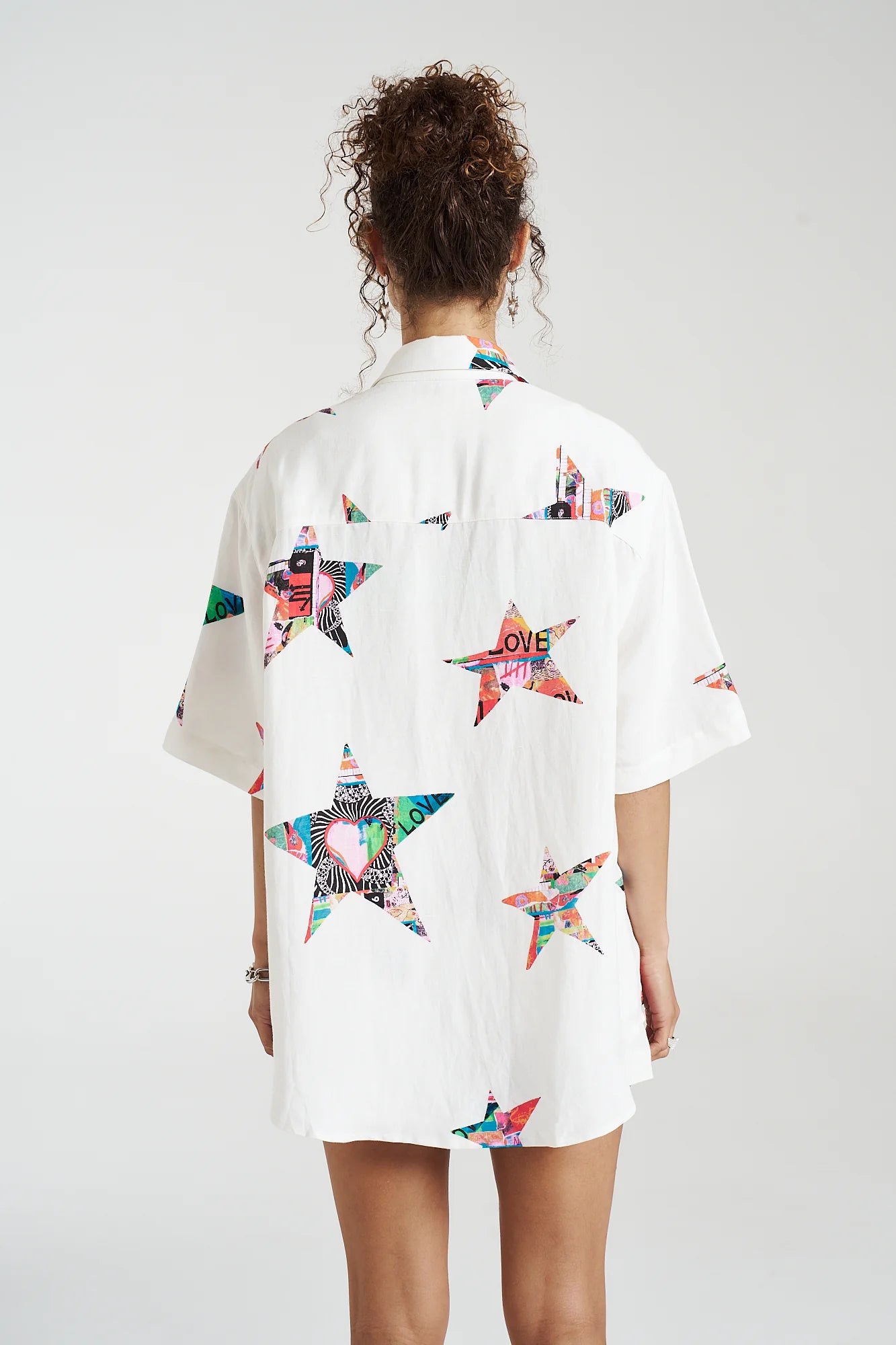 Big Shirt Star X Lovers - Oversized Graphic T-Shirt for Men & Women | Trendy Streetwear Fashion | Perfect for Casual Wear, Concerts & Date Nights