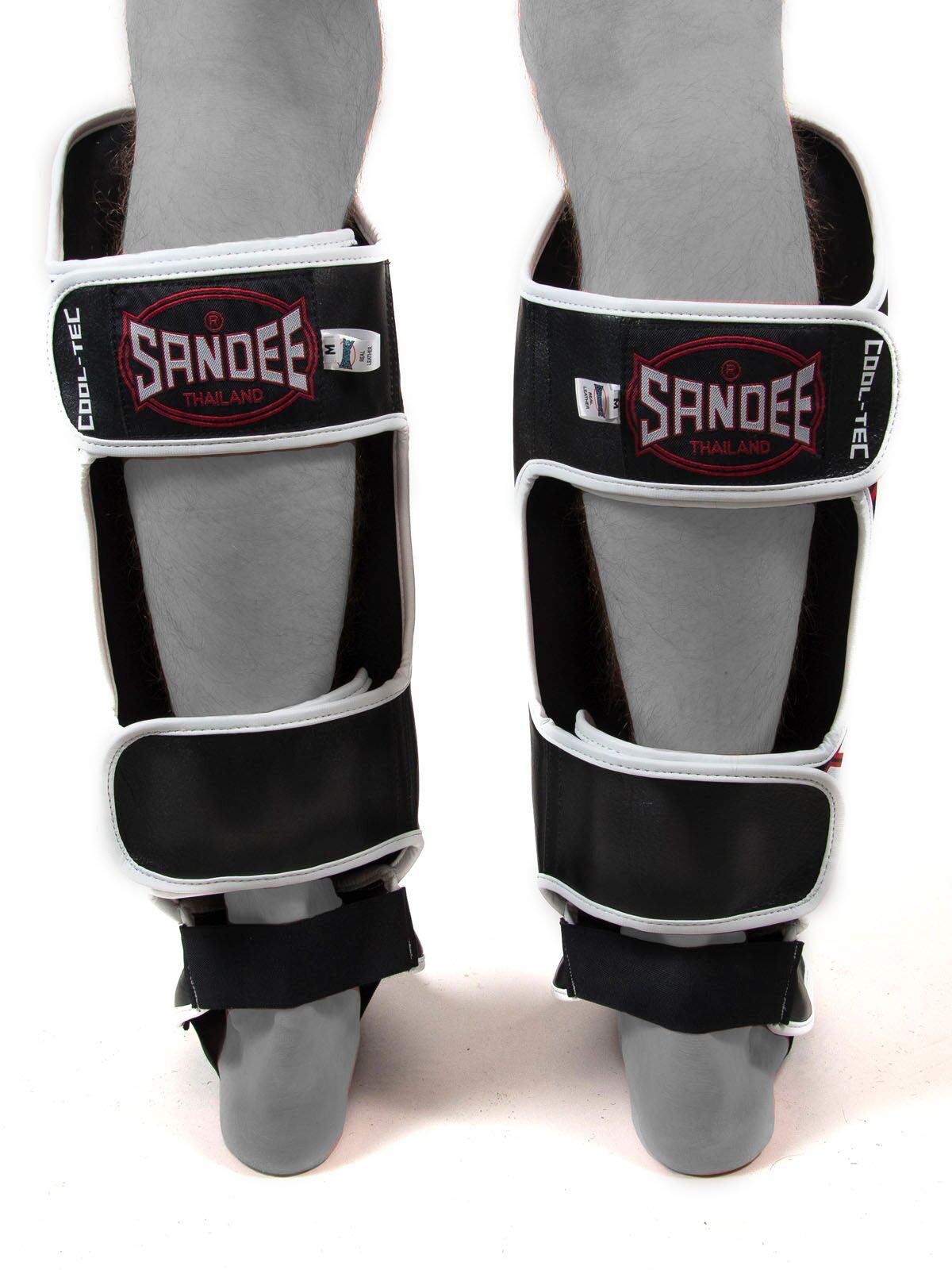 Authentic Muay Thai Leather Shin Guards for Adults - Premium Training & Sparring Protection - Ideal for MMA, Kickboxing & Martial Arts Practice