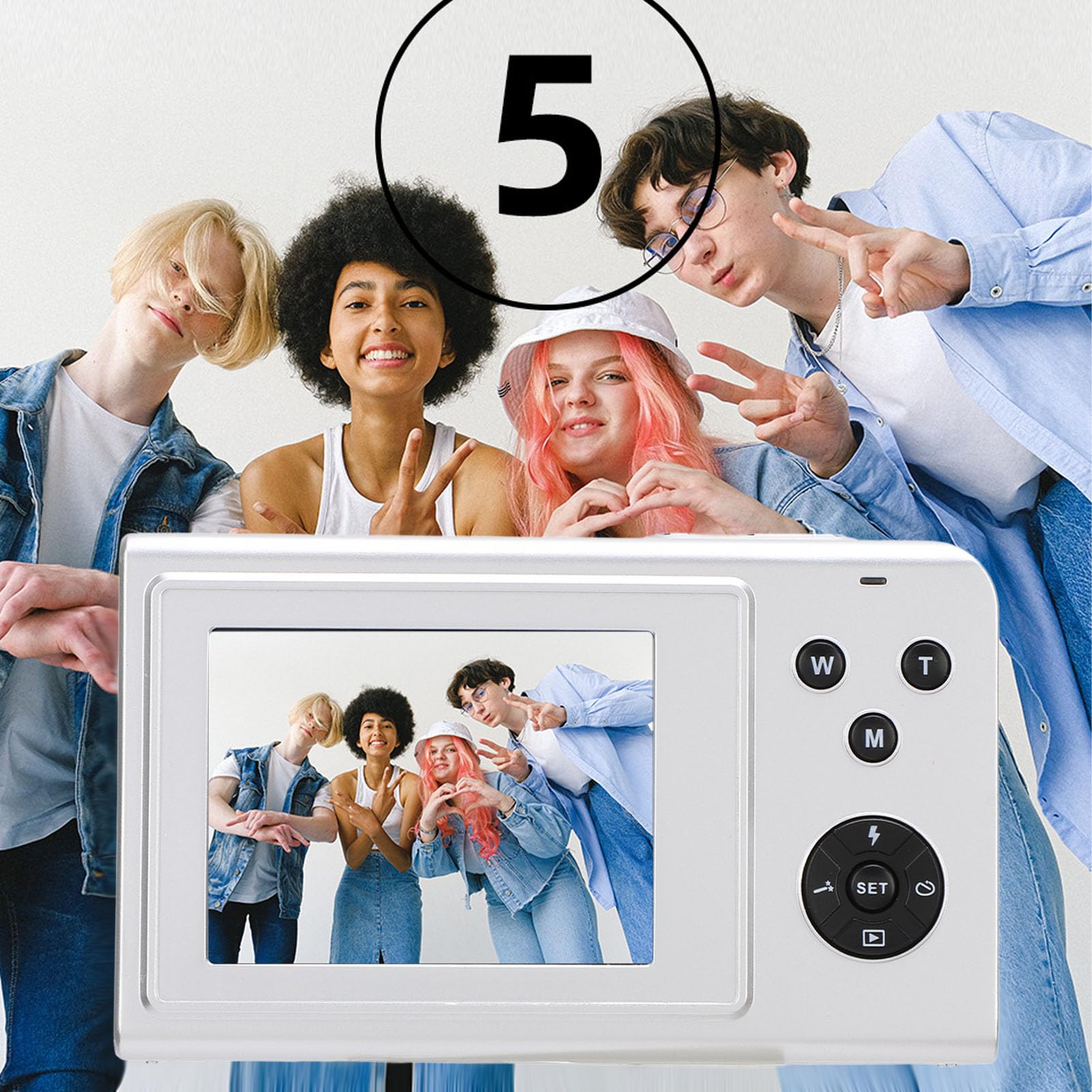 56MP 4K Digital Camera with 2.4